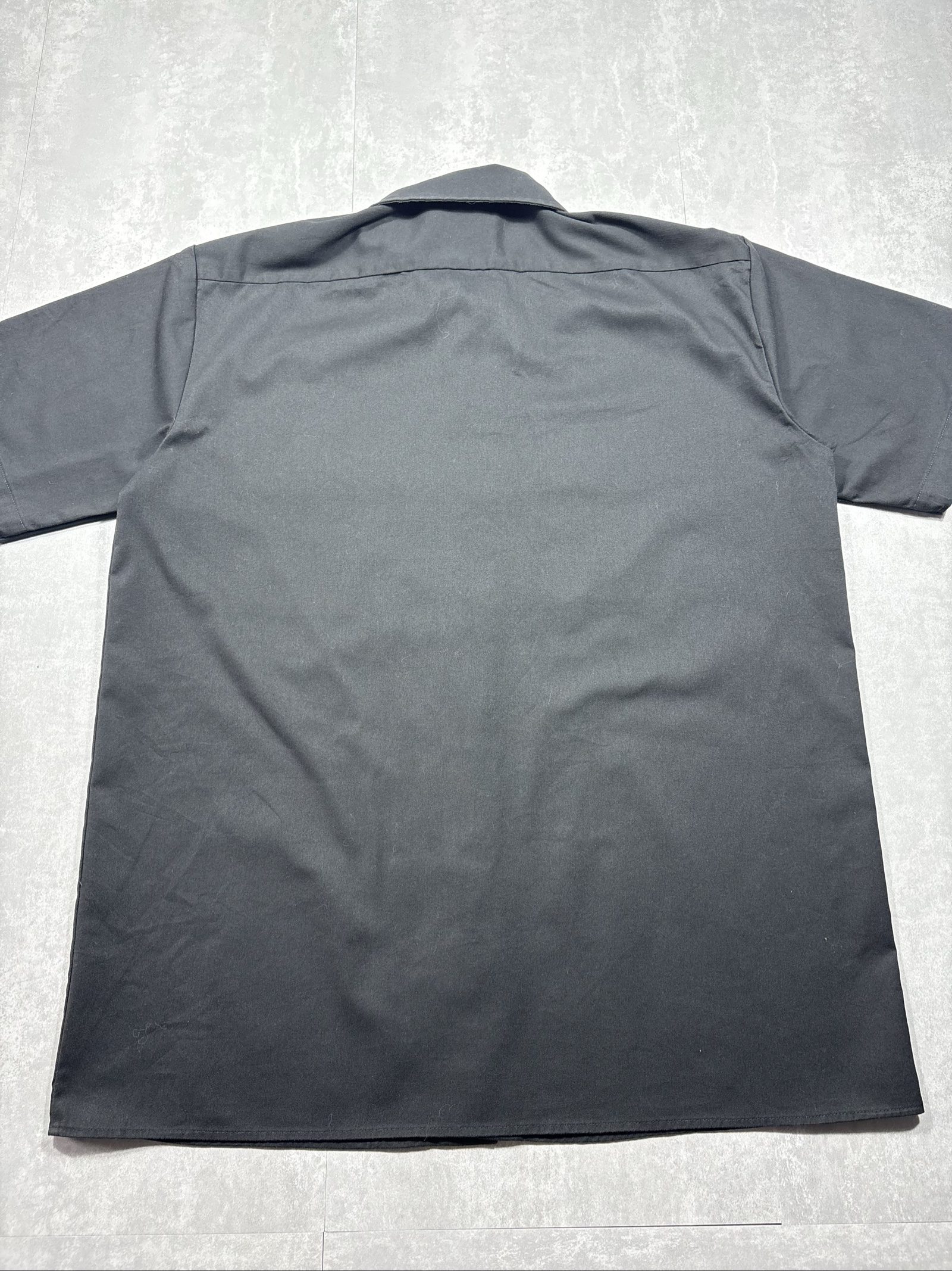 Dickies Men's Black Temp-Control Poly-Cotton Work Shirt M image 5