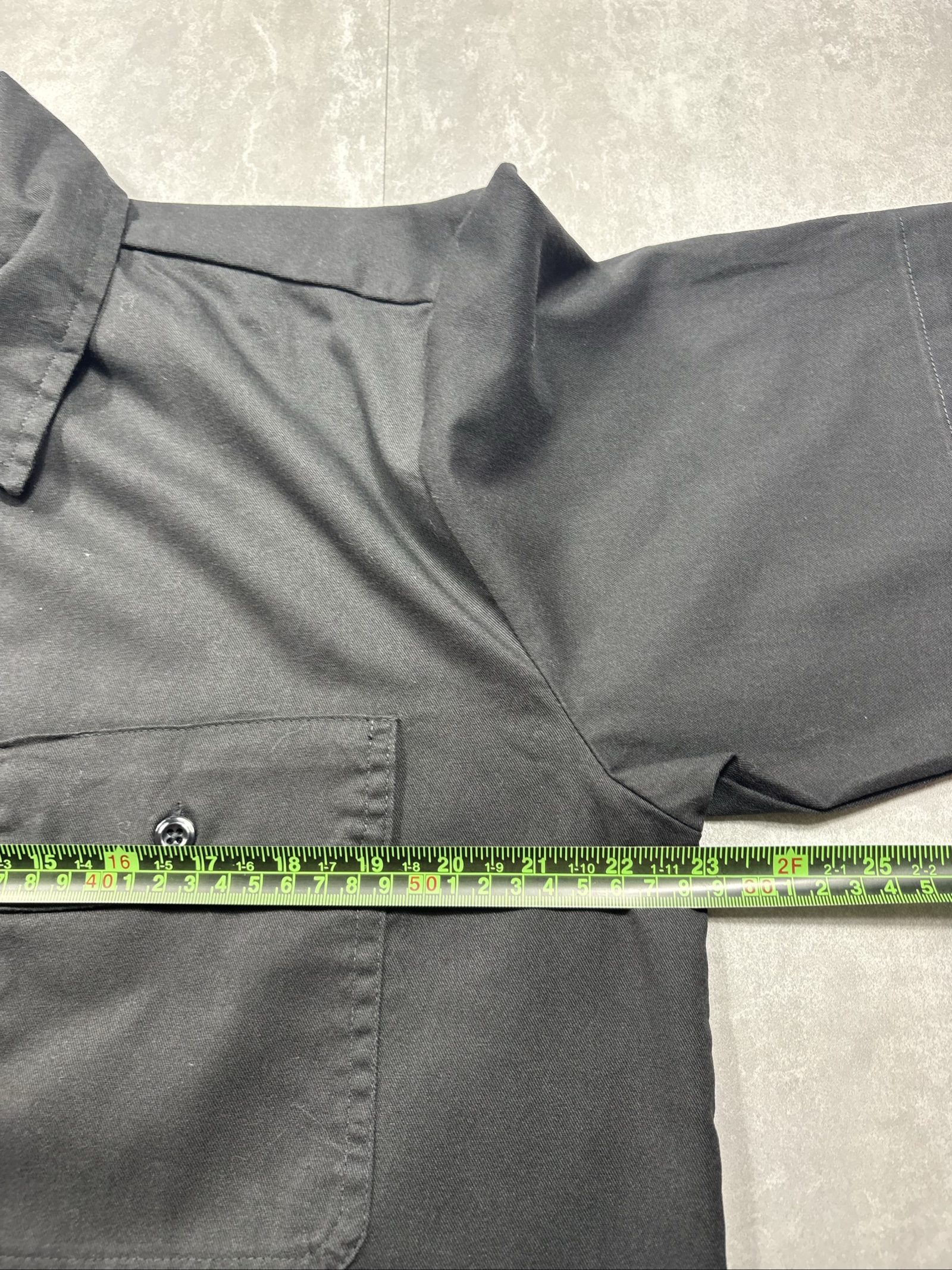 Dickies Men's Black Temp-Control Poly-Cotton Work Shirt M image 7