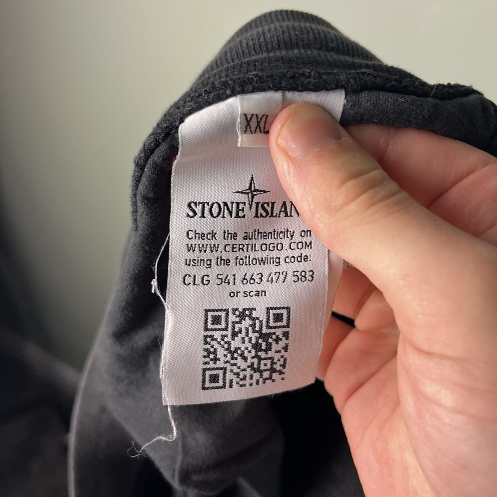 Stone Island Black Sweatpants Compass Patch Drawstring Waist image 7