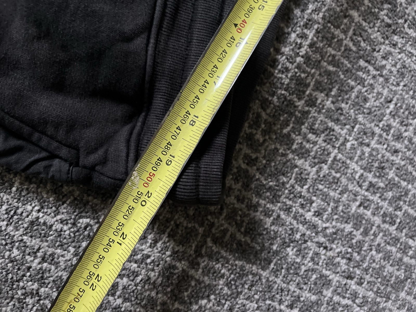 Stone Island Black Sweatpants Compass Patch Drawstring Waist image 10