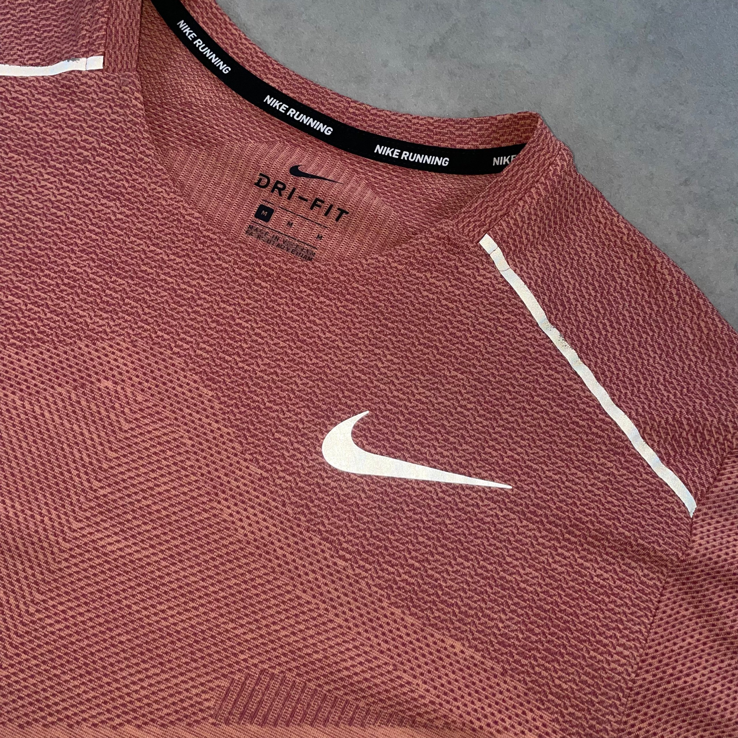 Nike Men's Techknit Ultra "Coral" Size M Mens image 3