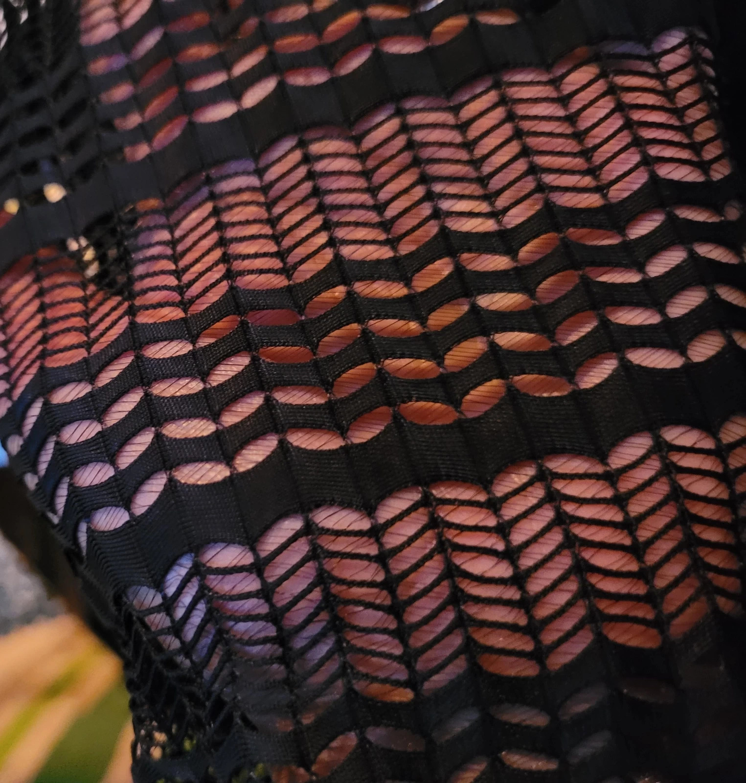 Summer see thru with lining black top Medium image 2