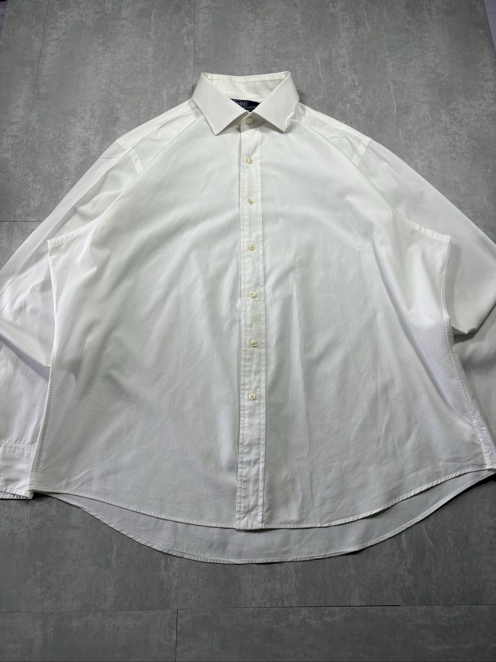 Polo by Ralph Lauren White Regent Custom Fit Shirt 18 36/37 image 2