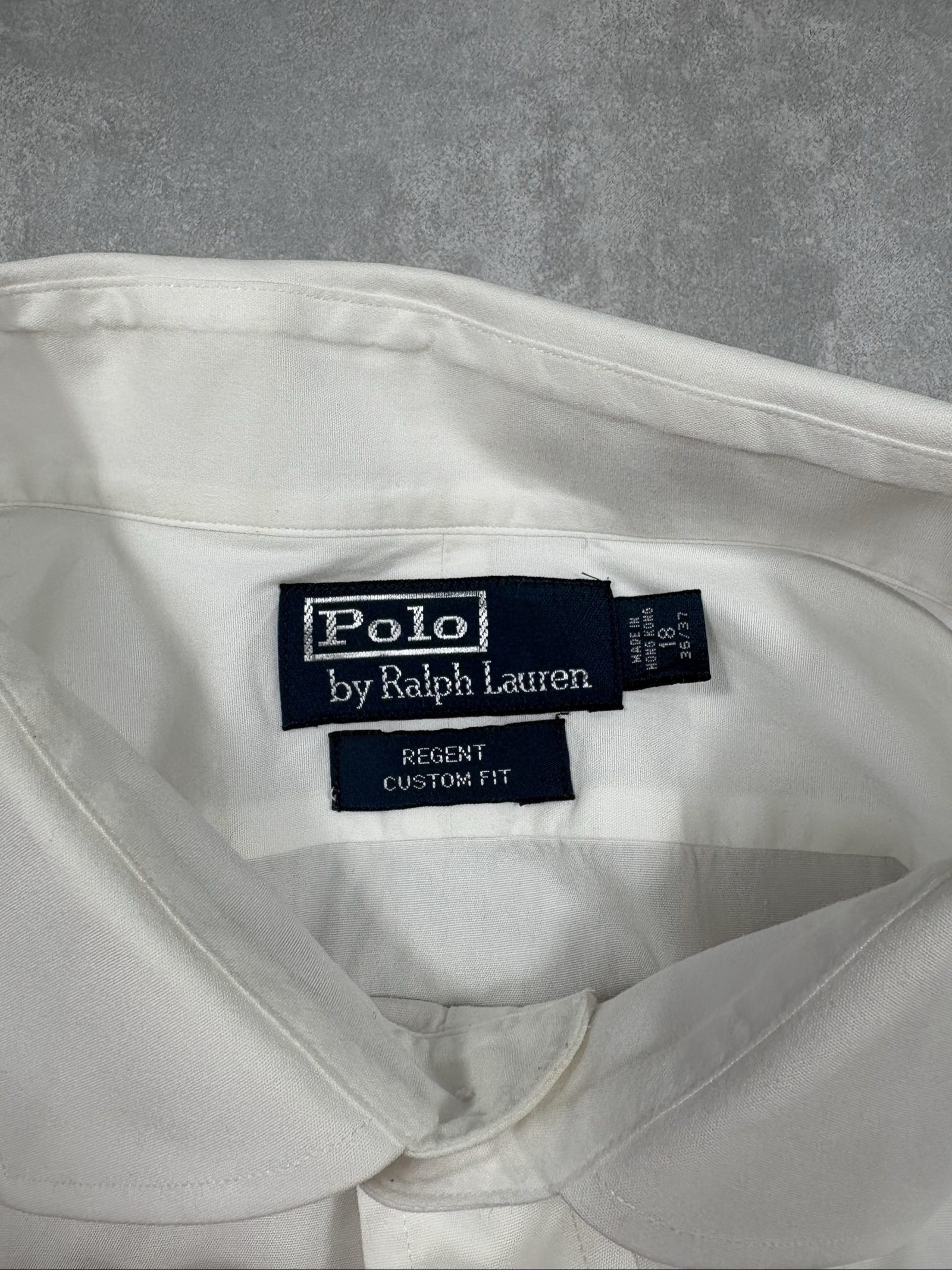 Polo by Ralph Lauren White Regent Custom Fit Shirt 18 36/37 image 3