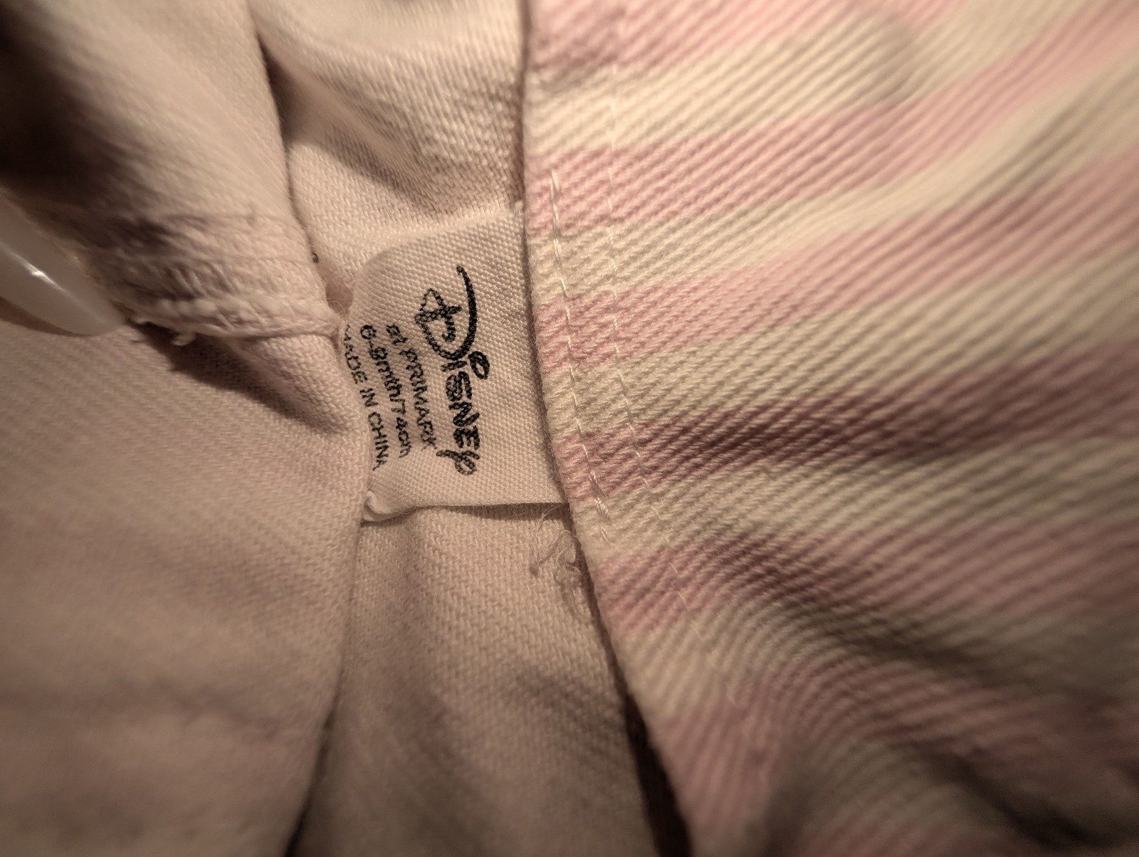 Disney Pink Minnie Mouse Striped Overalls image 2