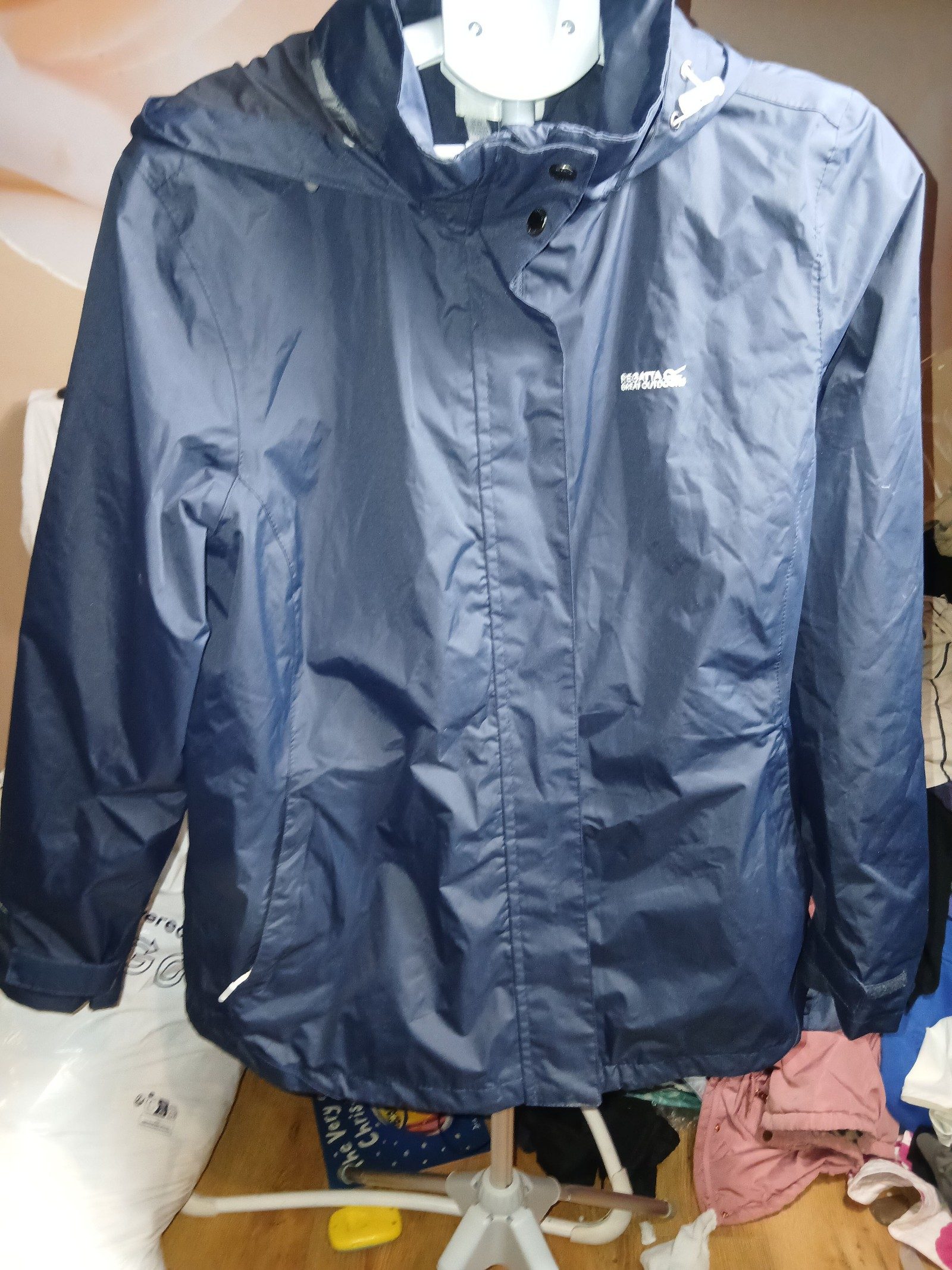 Regatta Navy Waterproof Jacket UK 20 Womens 3XL