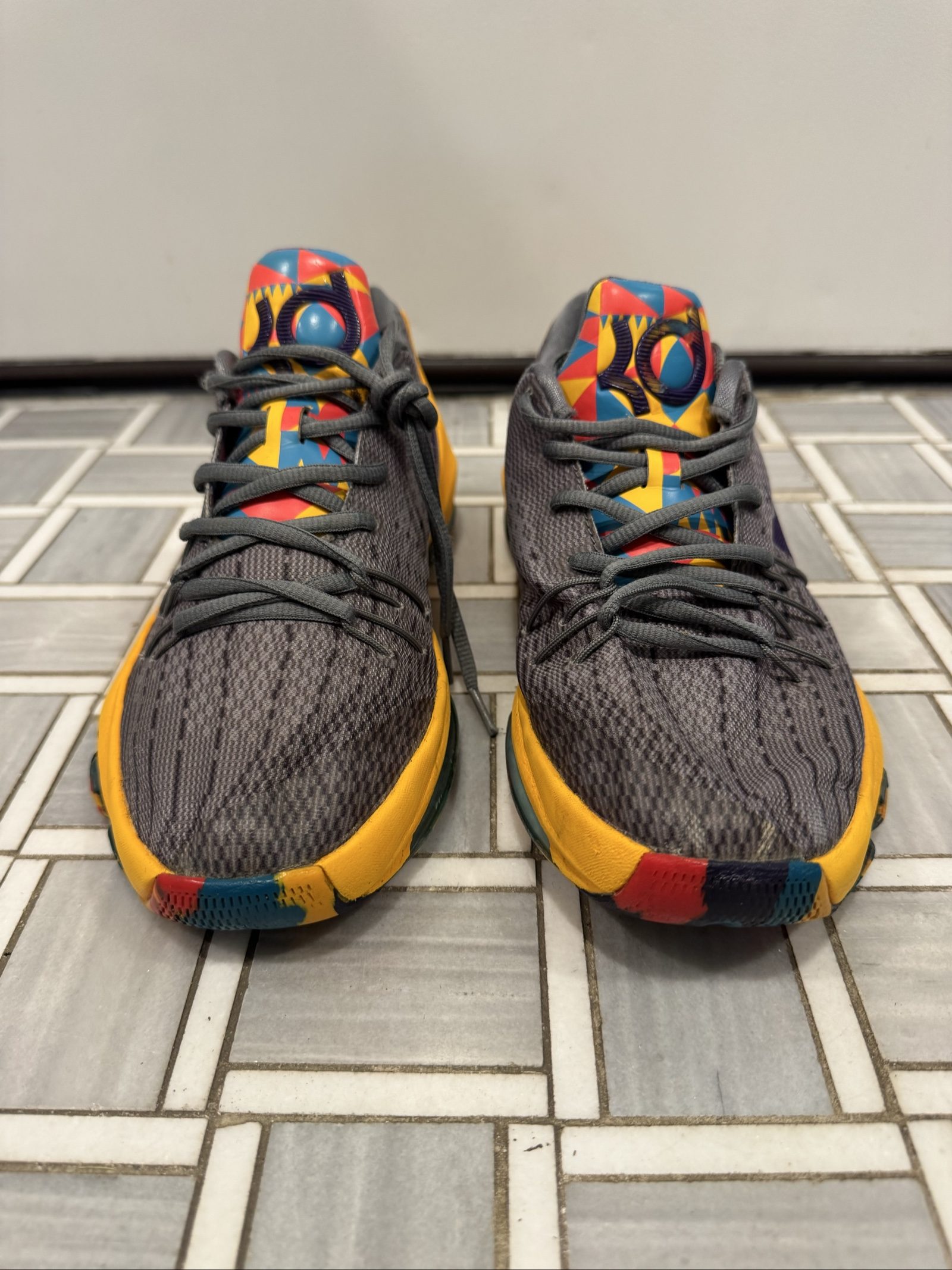 Nike KD 8 PG County Kevin Durant Basketball Shoes – Multicolor – Youth 7Y