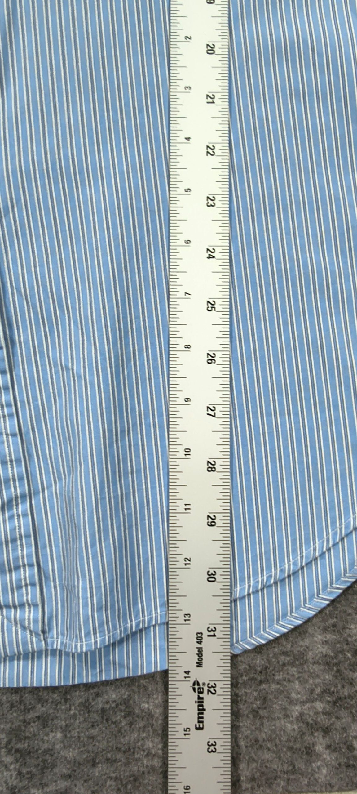 Polo by Ralph Lauren Blue & White Striped Dress Shirt Medium Cotton image 6