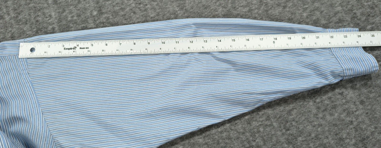 Polo by Ralph Lauren Blue & White Striped Dress Shirt Medium Cotton image 9