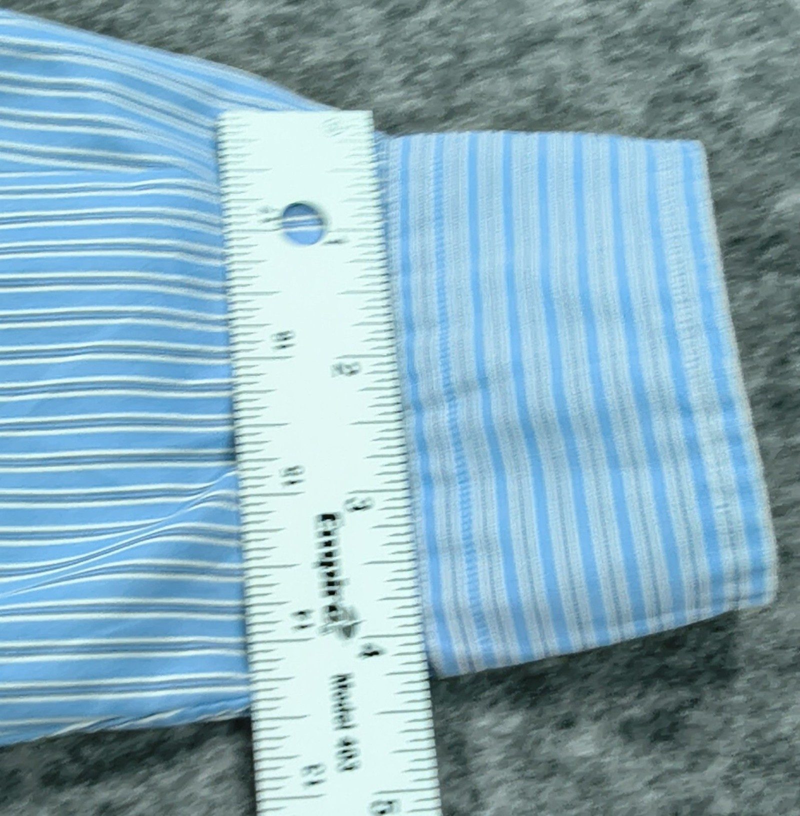 Polo by Ralph Lauren Blue & White Striped Dress Shirt Medium Cotton image 10