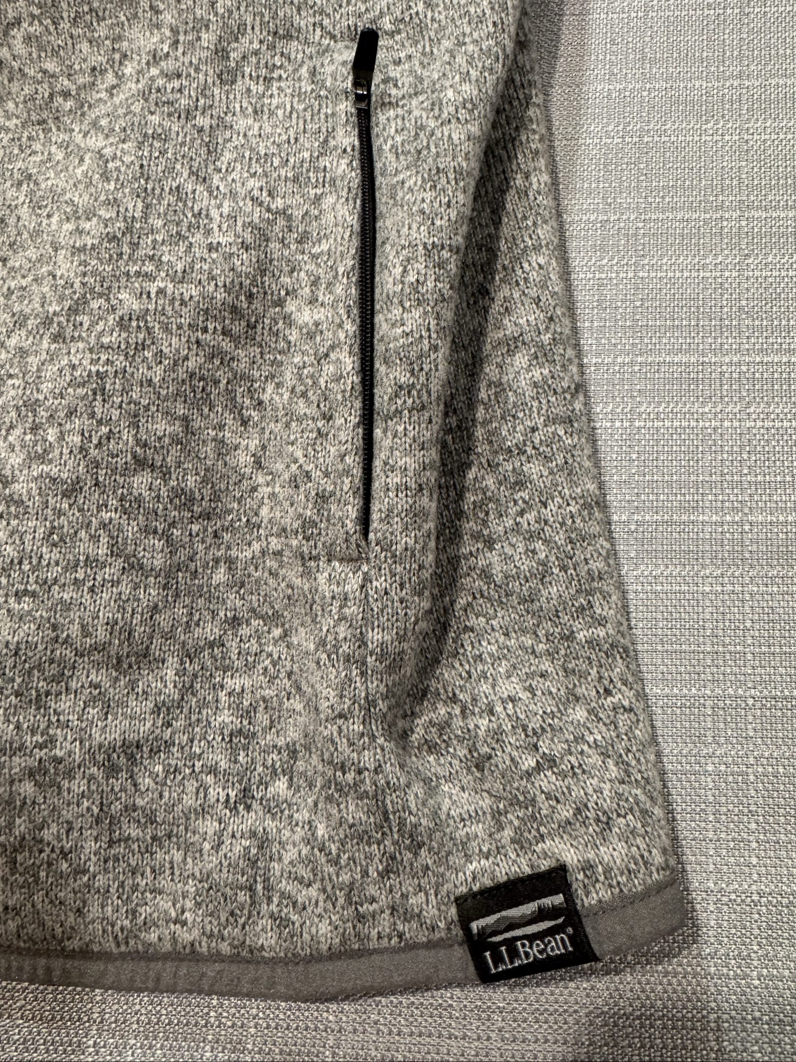 Men's NWT L.L.Bean Woodchuck Hard Cider Fleece Vest – Gray – XL image 2