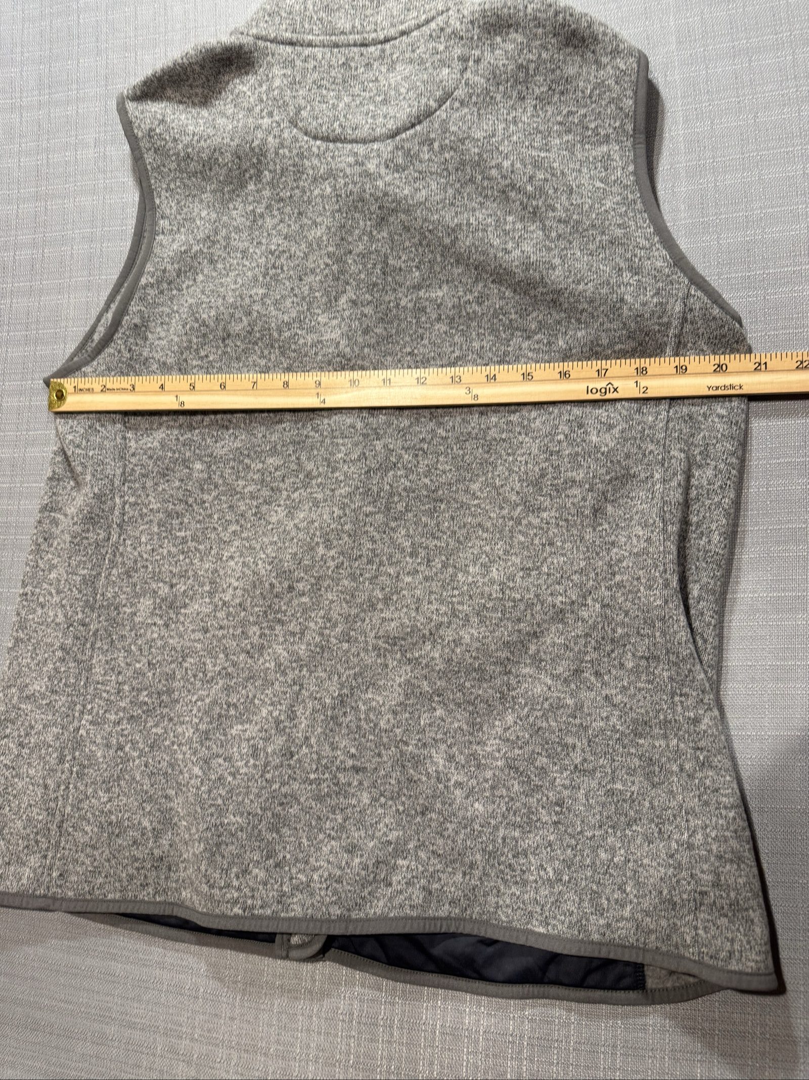 Men's NWT L.L.Bean Woodchuck Hard Cider Fleece Vest – Gray – XL image 6
