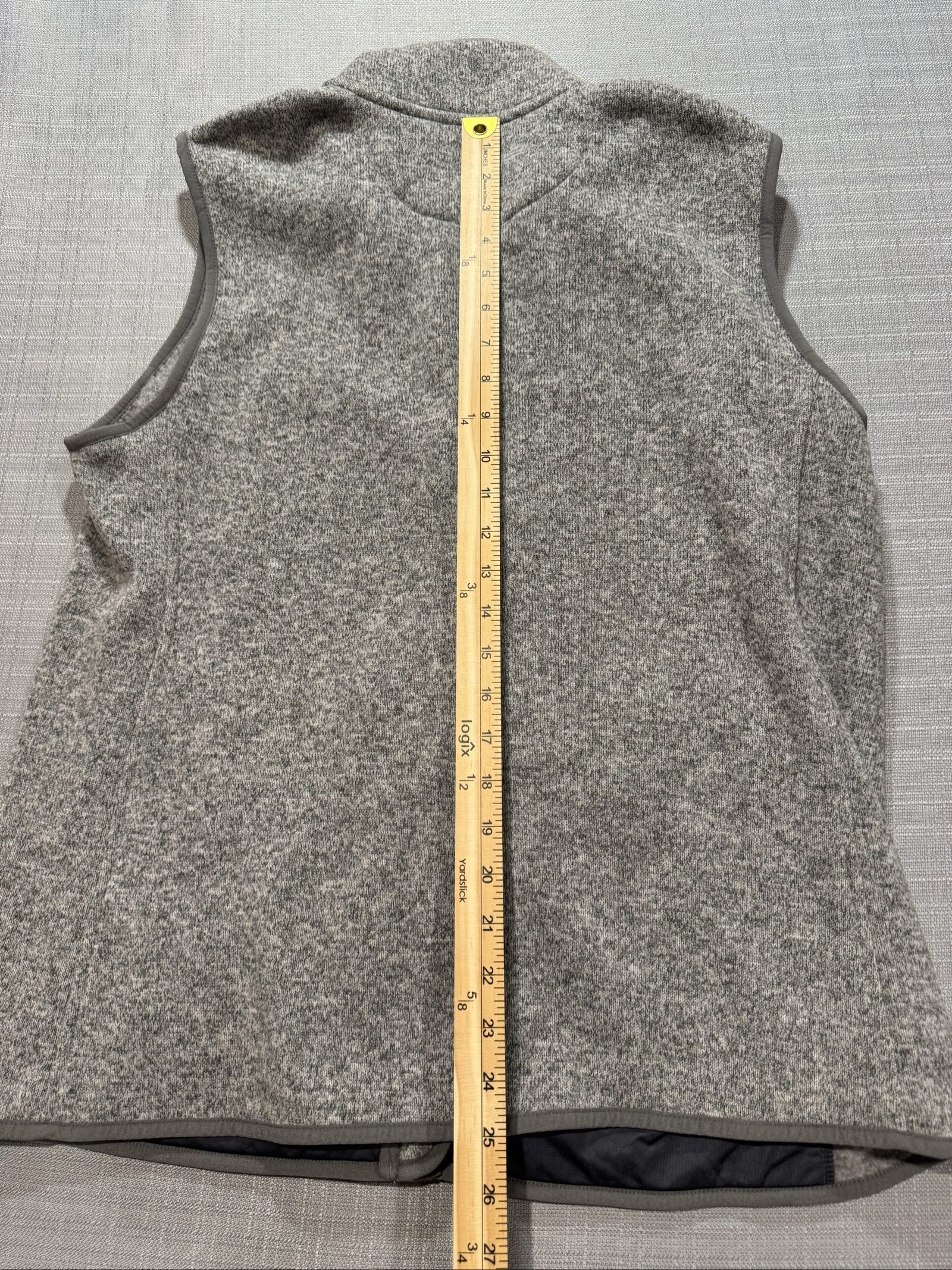 Men's NWT L.L.Bean Woodchuck Hard Cider Fleece Vest – Gray – XL image 5