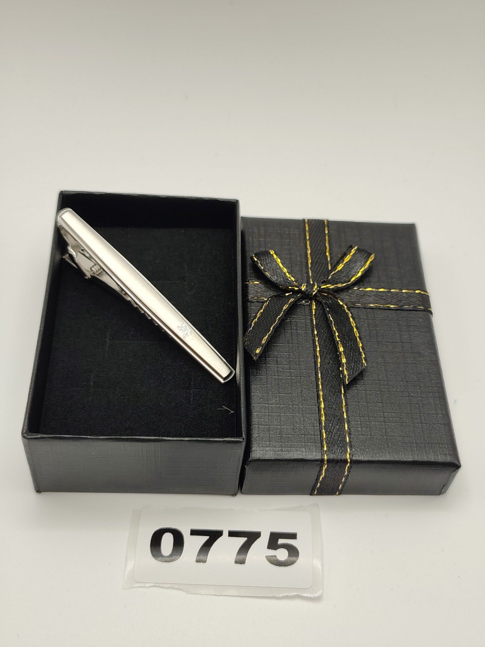 Burberry Silver Tone Men's Tie Clip