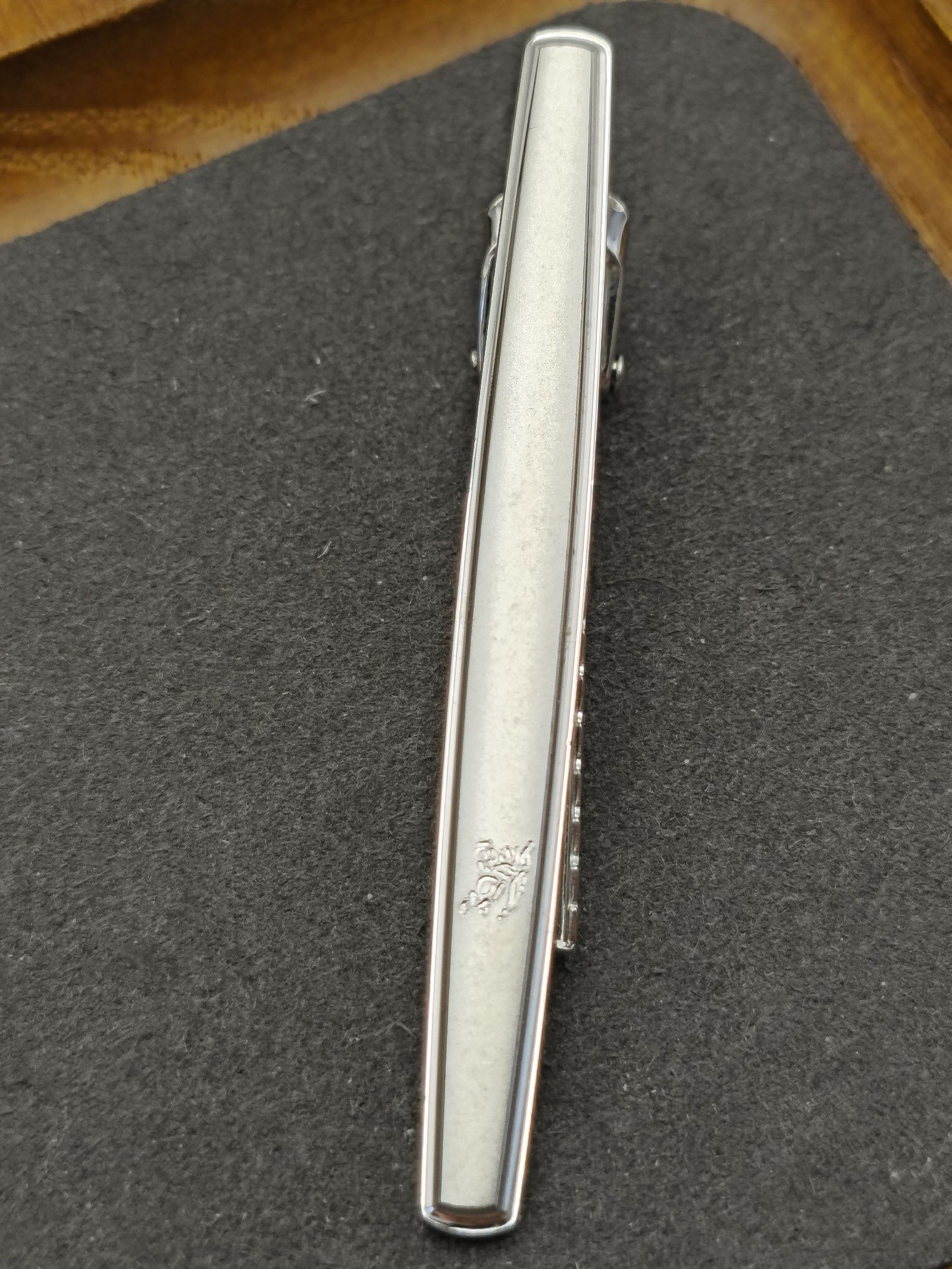 Burberry Silver Tone Men's Tie Clip image 6