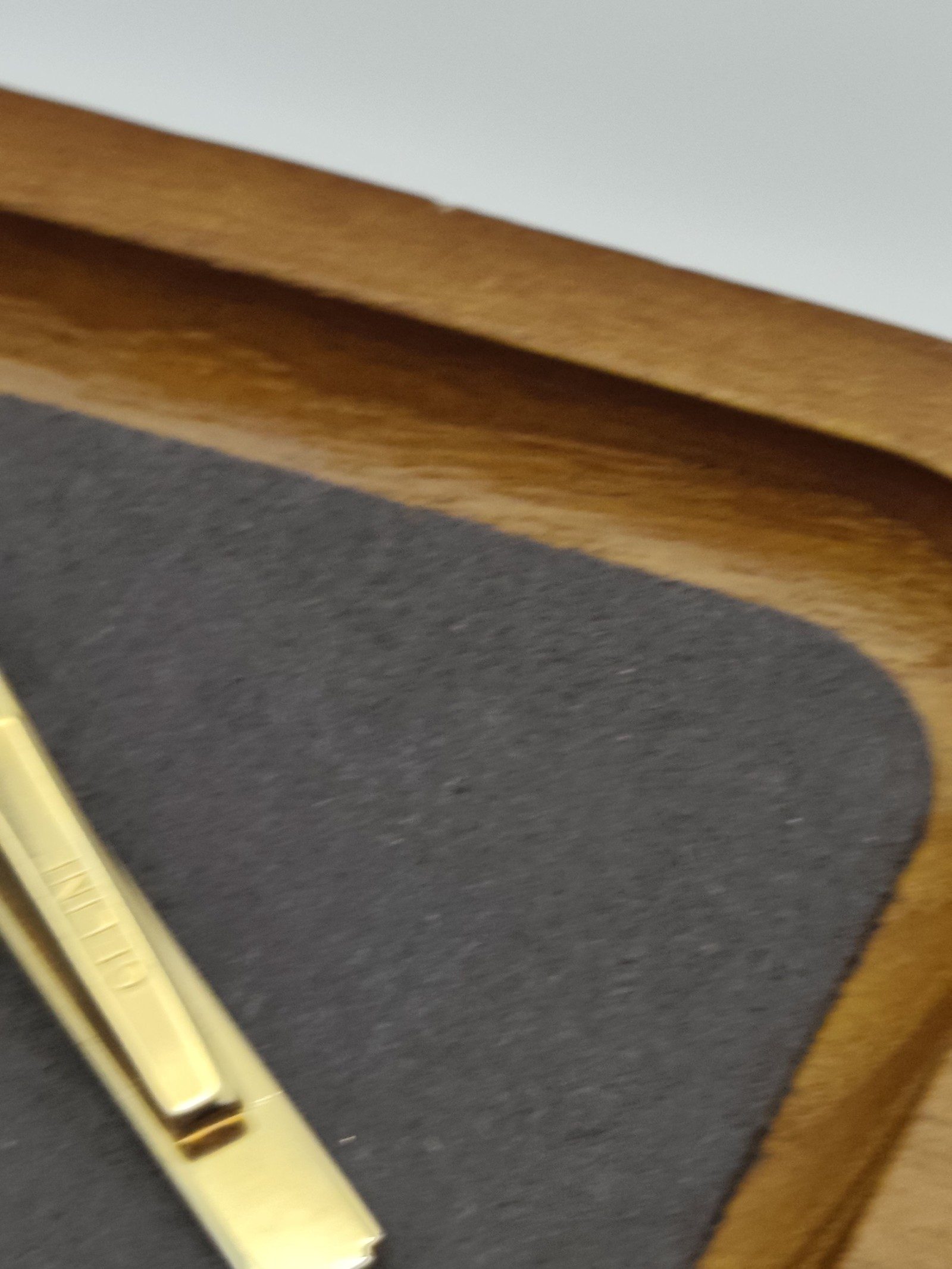 Celine Gold & Silver Tone Tie Clip with Logo image 8