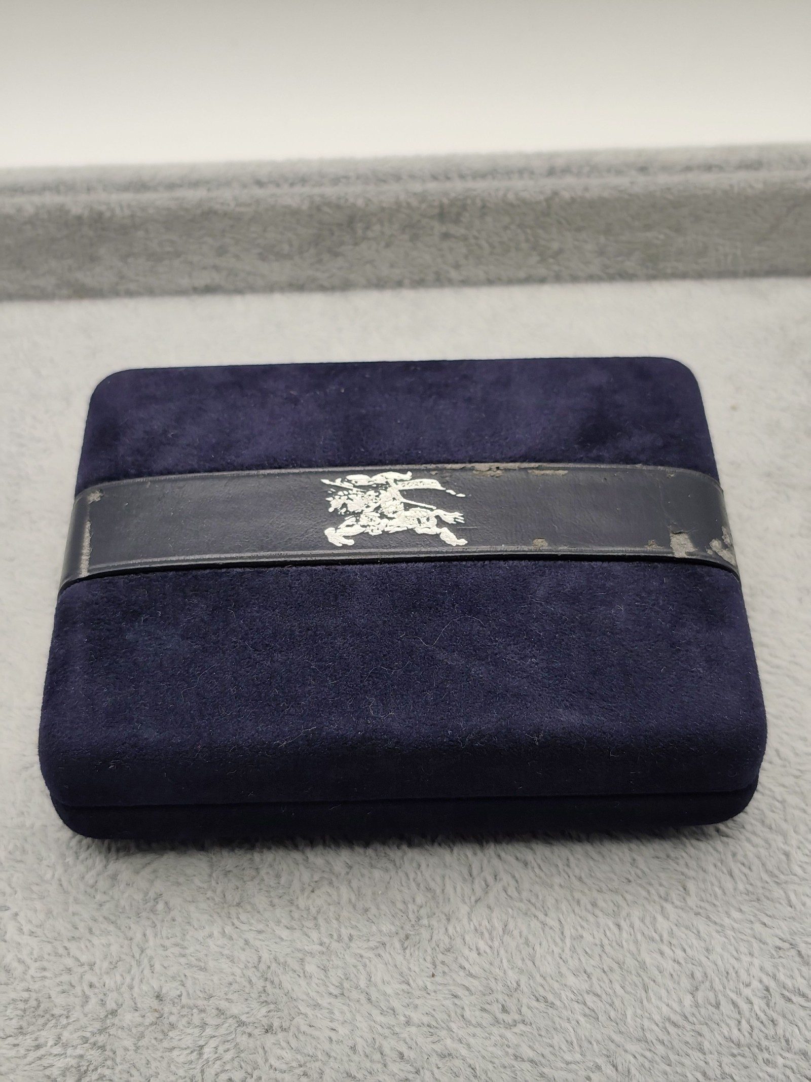 Burberry Gold & Silver Tone Equestrian Cufflinks & Tie Clip Set image 3