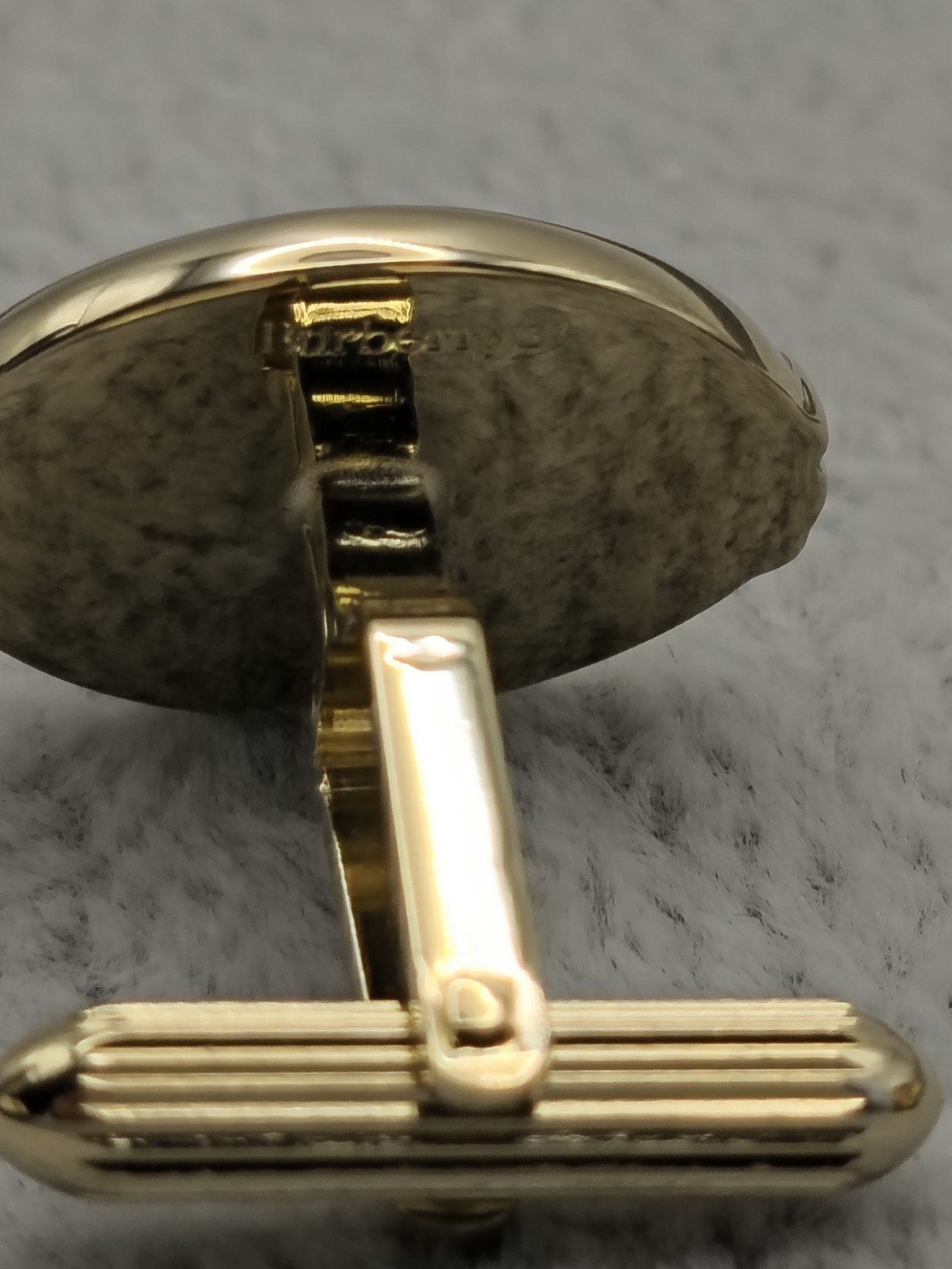 Burberry Gold & Silver Tone Equestrian Cufflinks & Tie Clip Set image 8