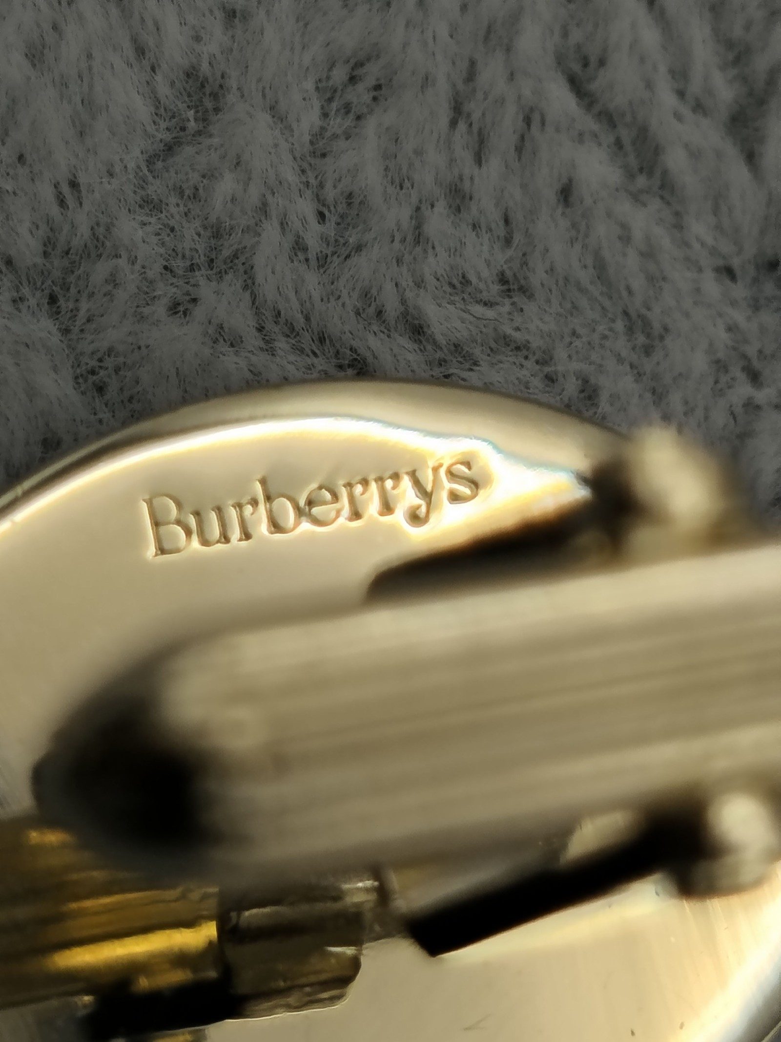 Burberry Gold & Silver Tone Equestrian Cufflinks & Tie Clip Set image 9