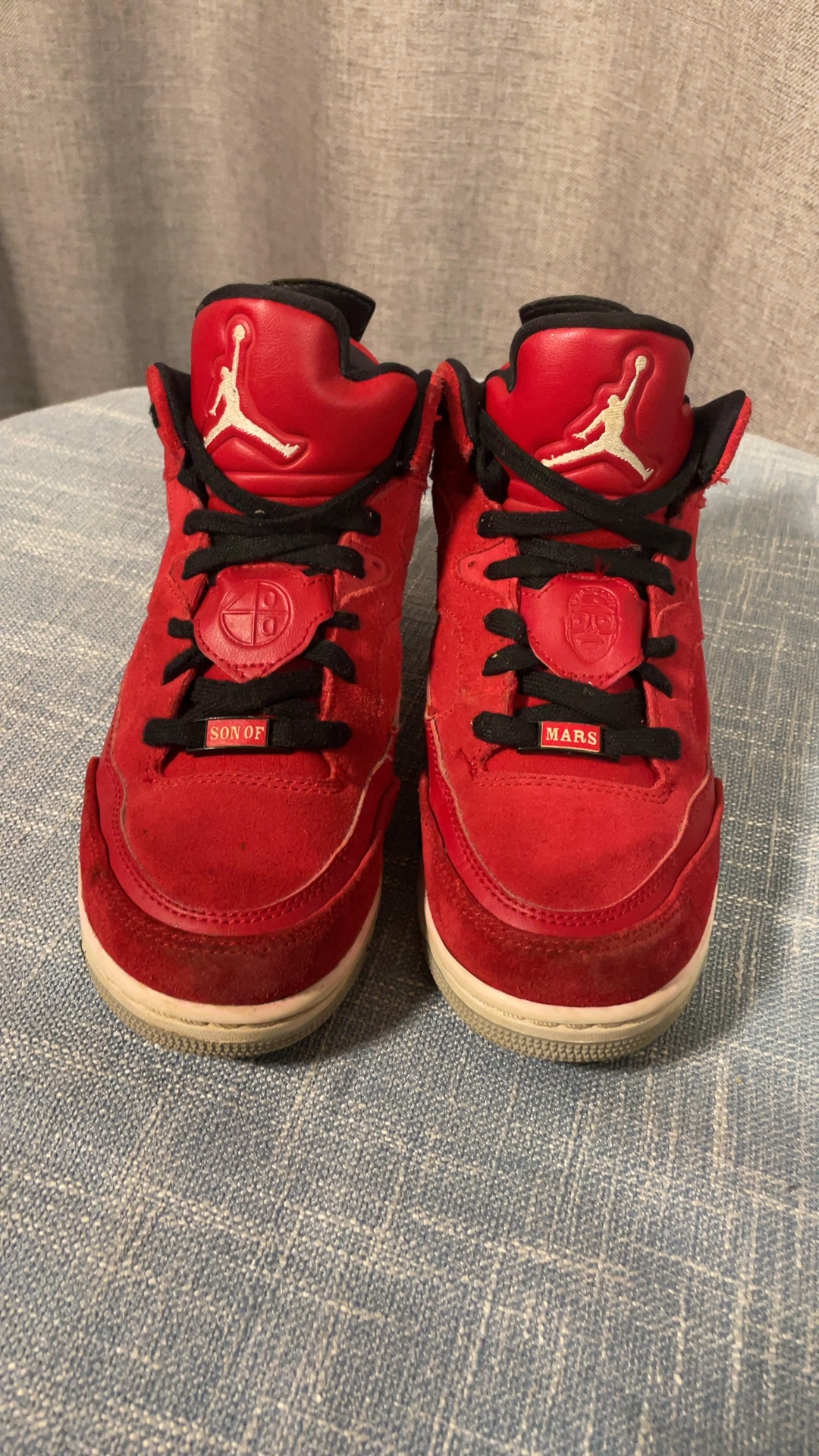 Jordan Red & Black Son Of Mars Sneakers US 5