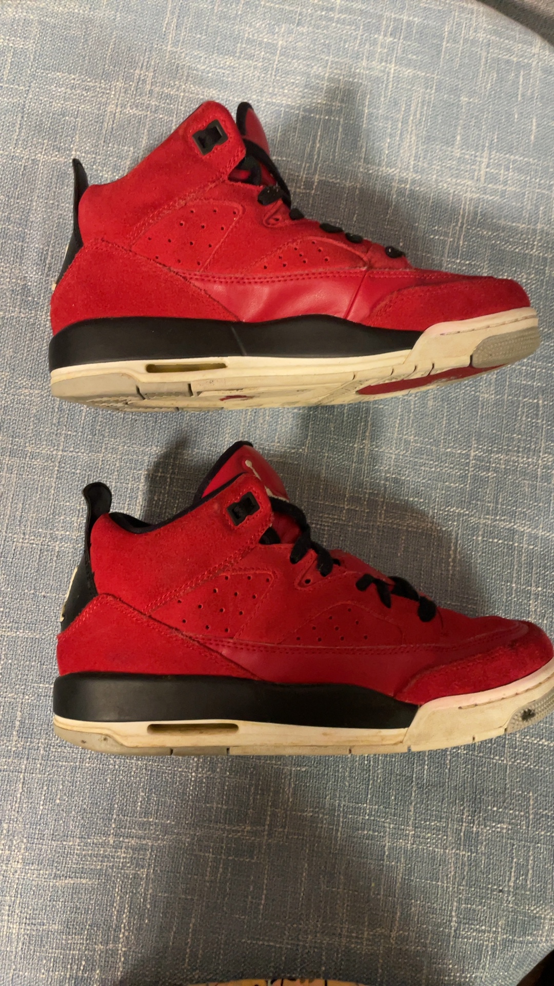 Jordan Red & Black Son Of Mars Sneakers US 5 image 2