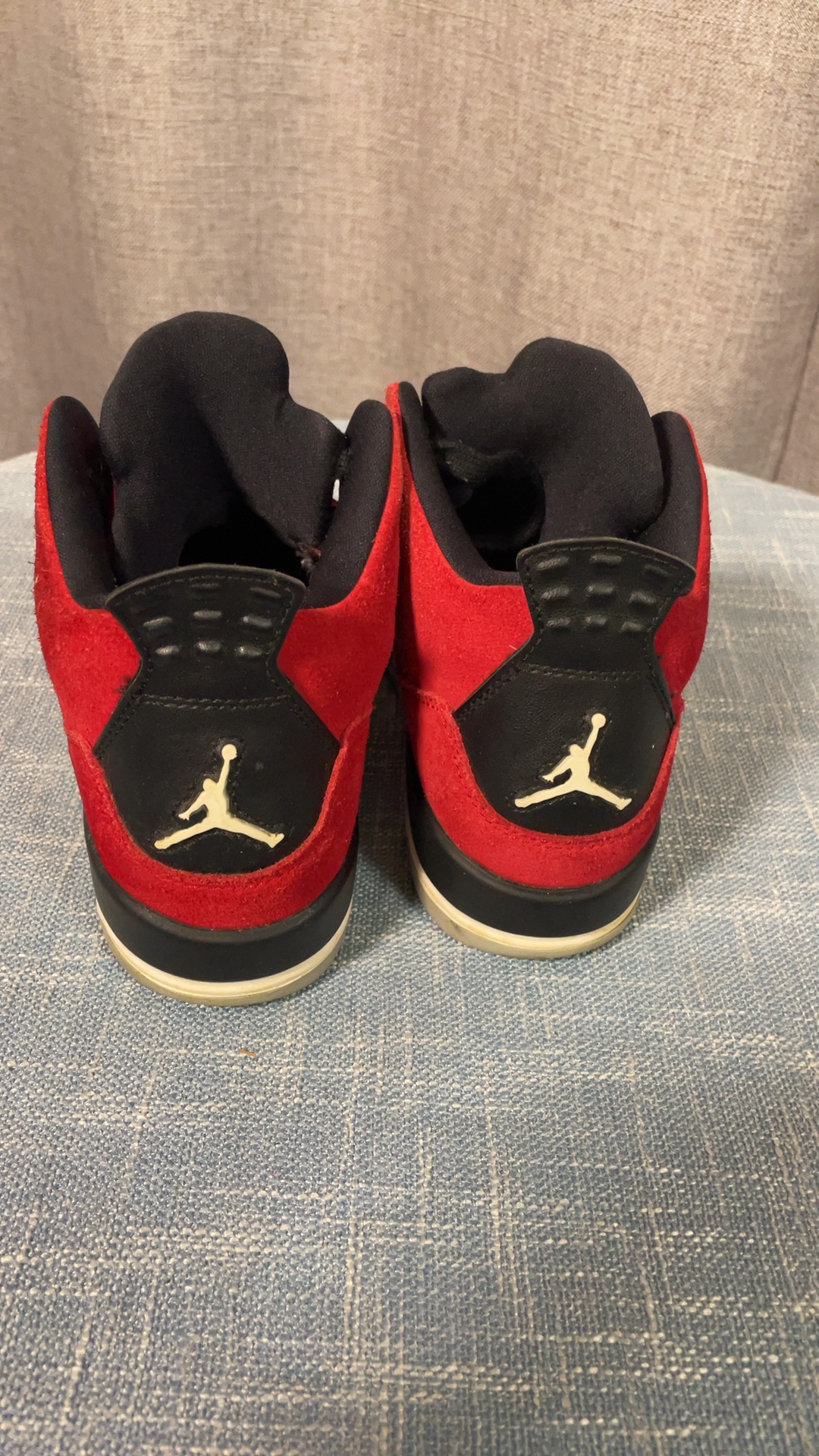 Jordan Red & Black Son Of Mars Sneakers US 5 image 3