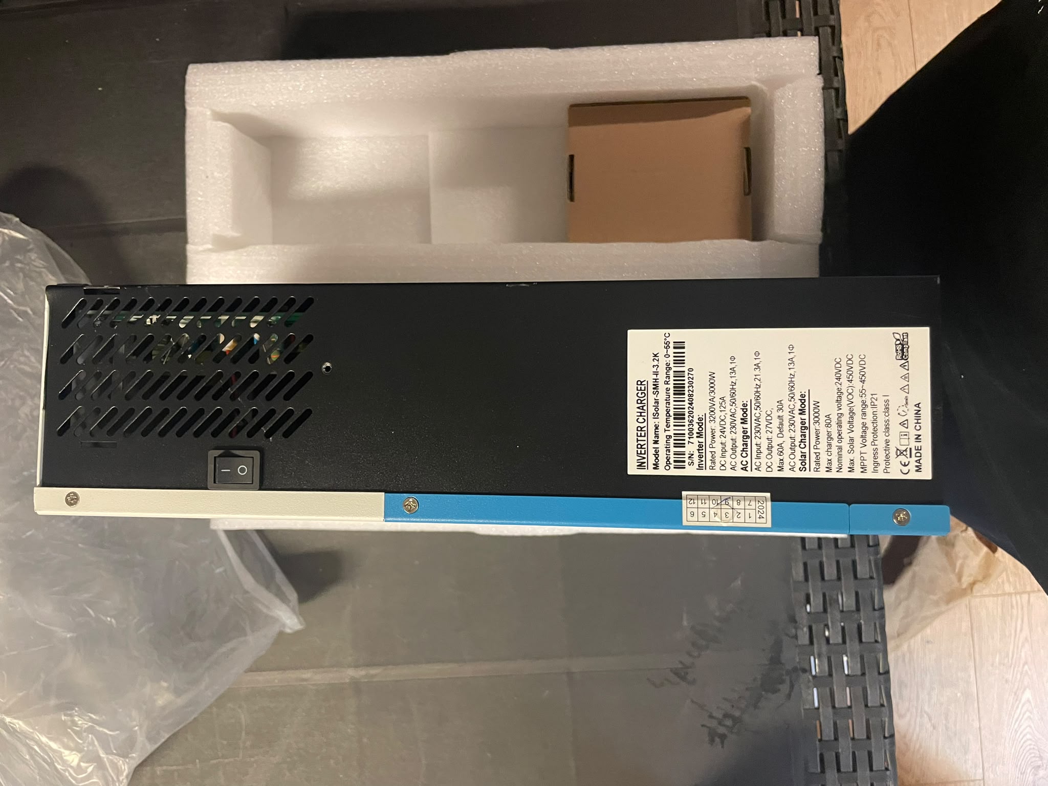 EASUN 3200VA / 3000W Hybride Solar Omvormer 24V MPPT 80A + WiFi image 4