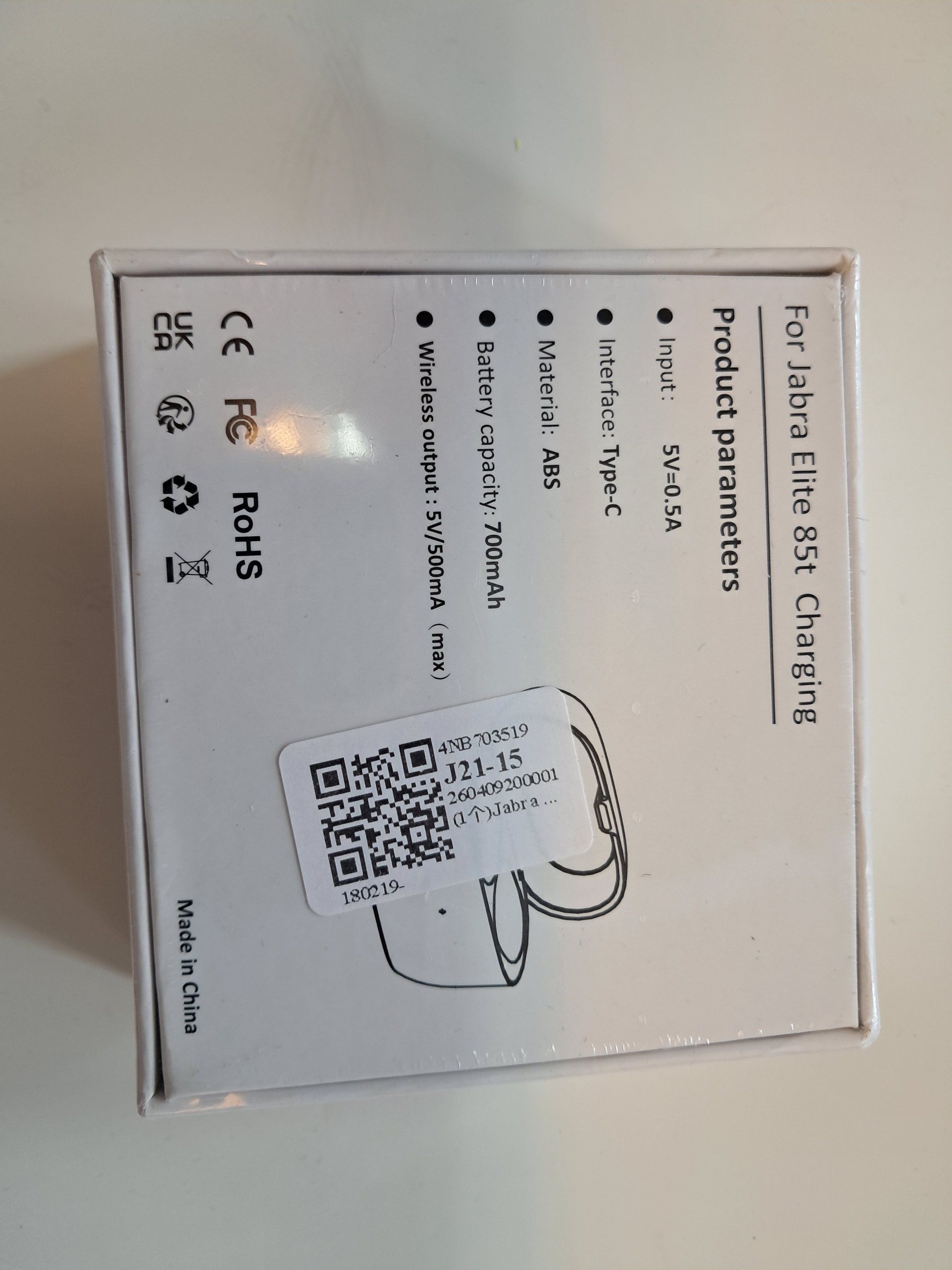 Draadloze Oplaadcase voor Jabra Elite 85t image 2
