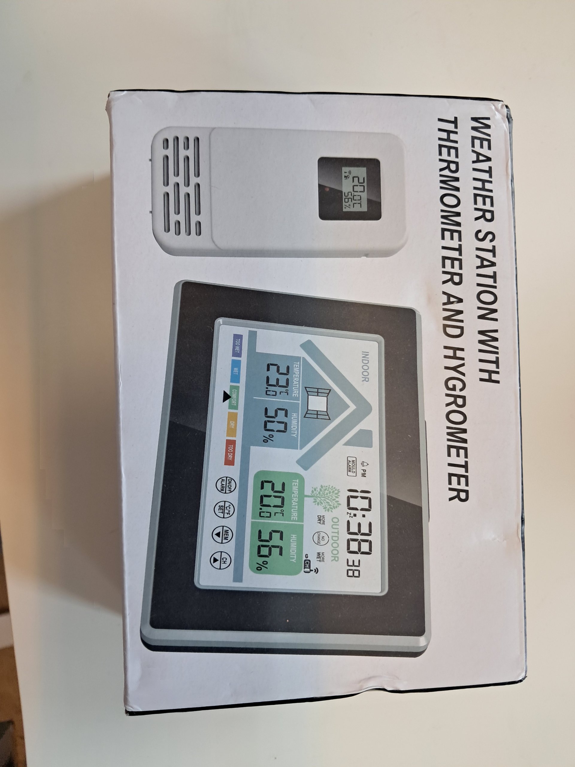 Draadloos Digitaal Weerstation met Buitensensor