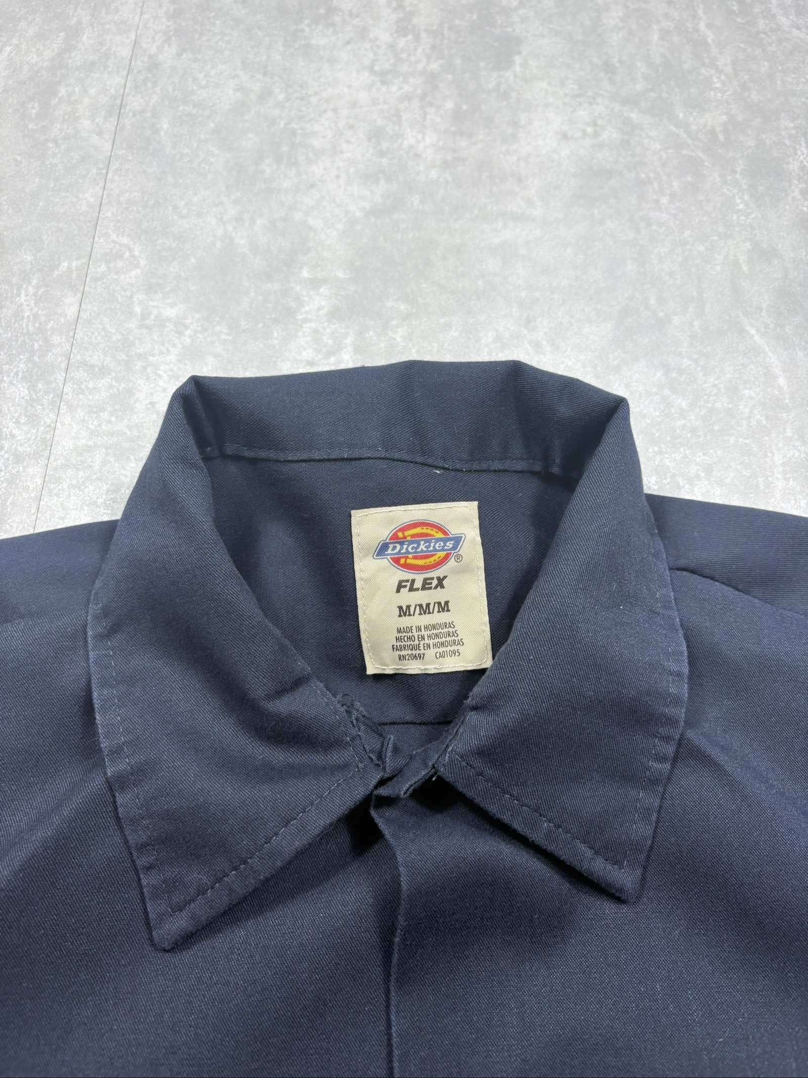 Dickies Flex Men's Navy Work Shirt Short Sleeve M image 3