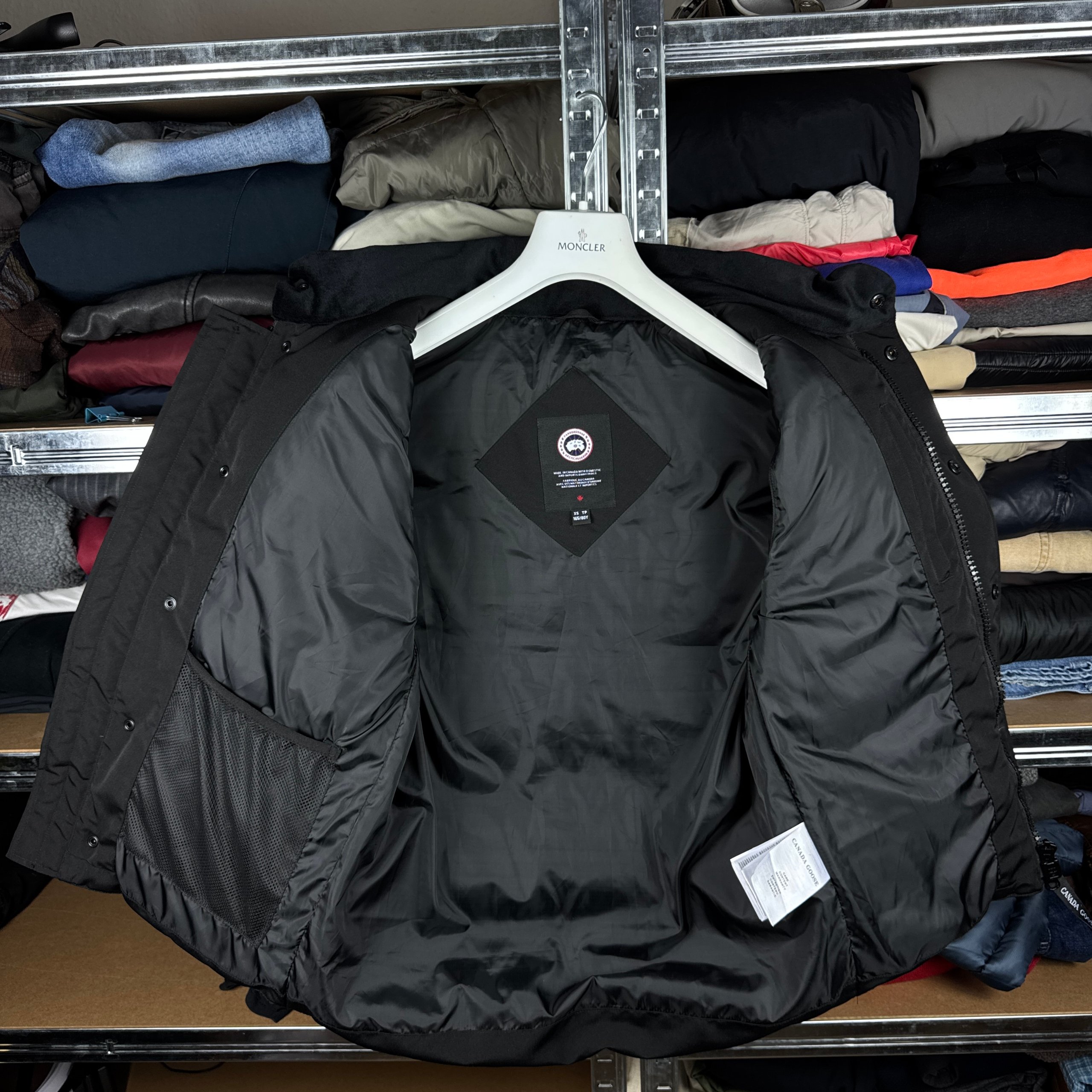 Men`s Canada Goose Freestyle Crew Black Puffer Vest Like a new Size XS-S image 8