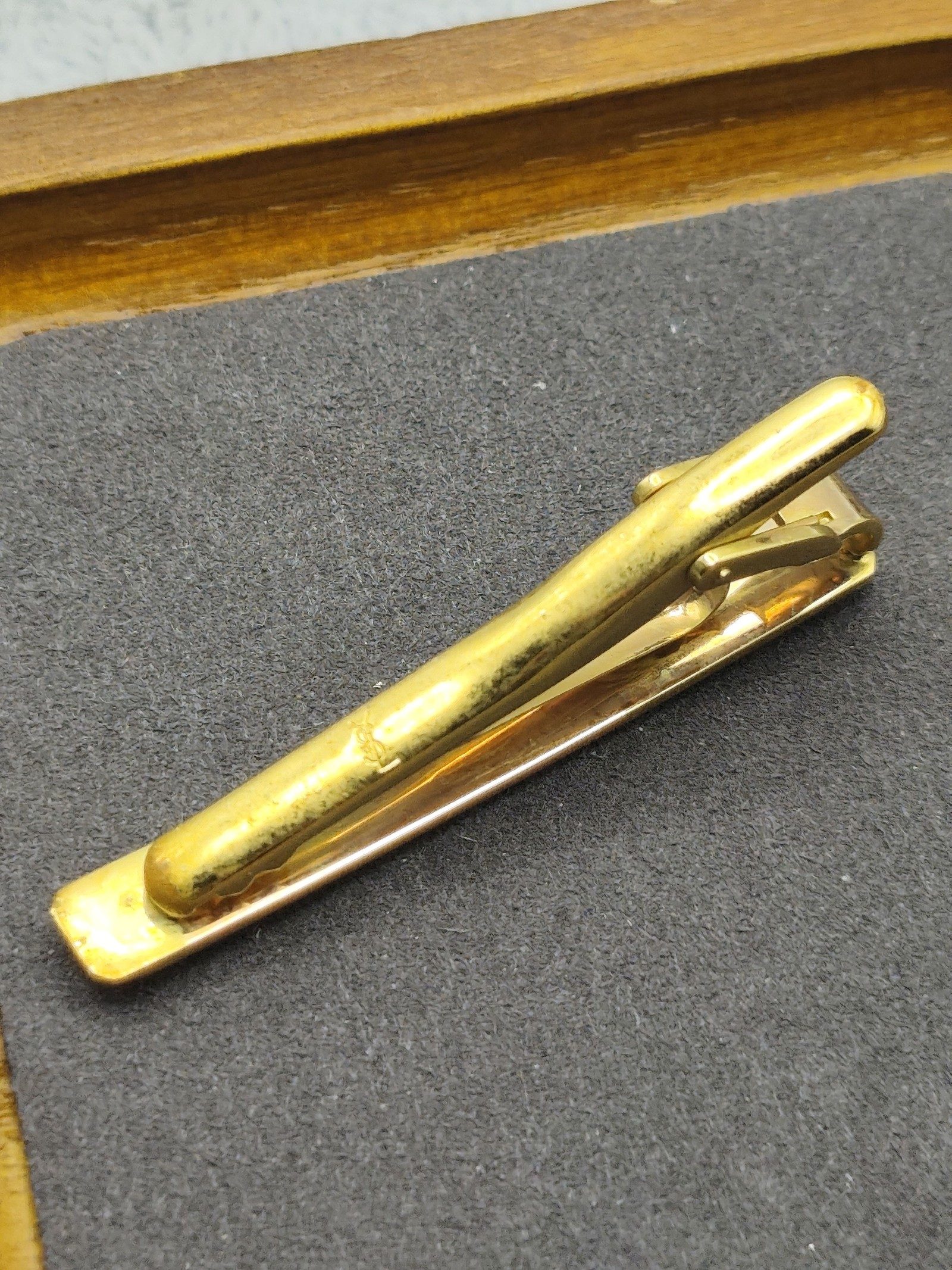 Yves Saint Laurent Silver & Gold Tone Men's Tie Clip image 7