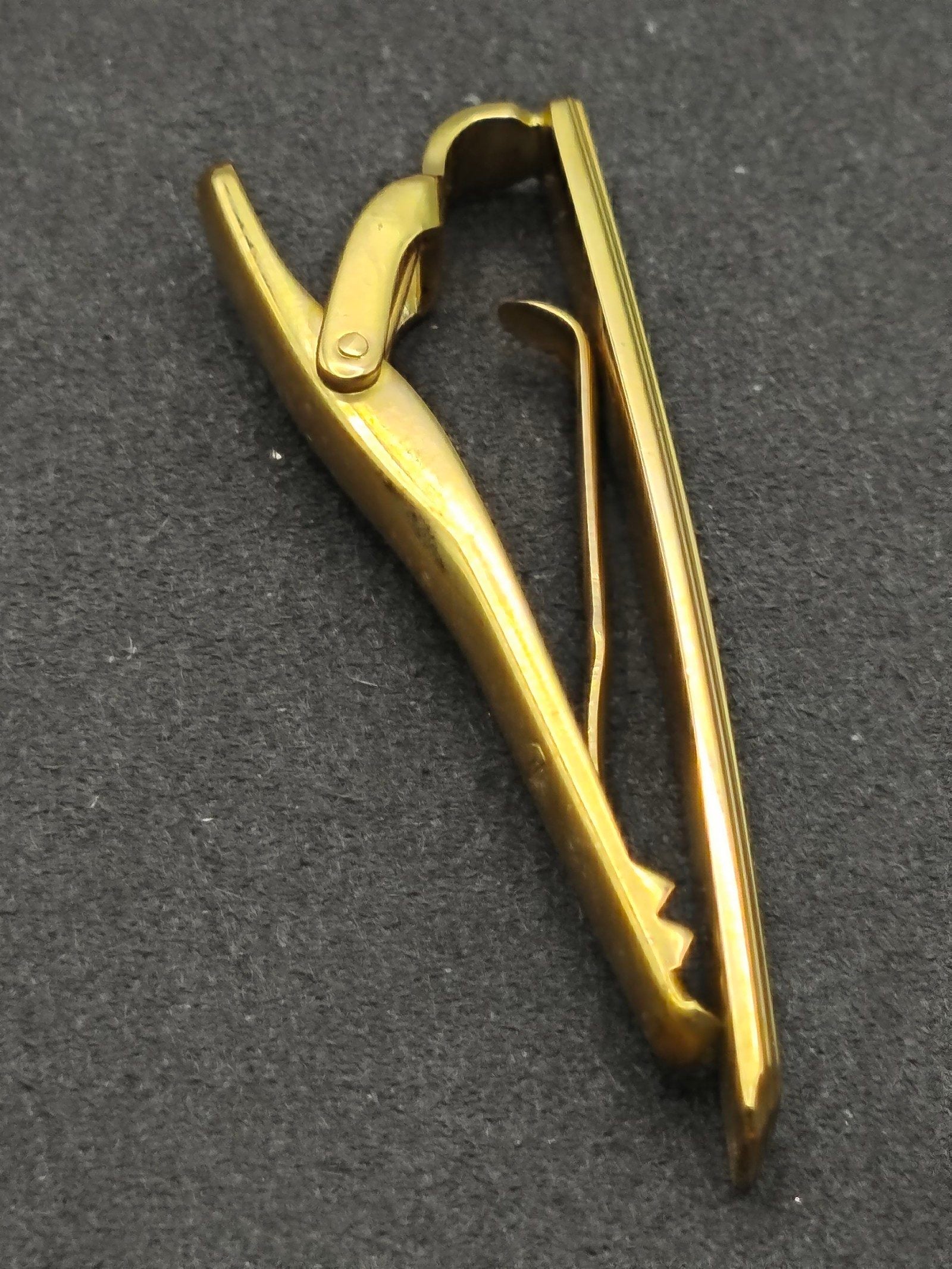 Yves Saint Laurent Silver & Gold Tone Men's Tie Clip image 9