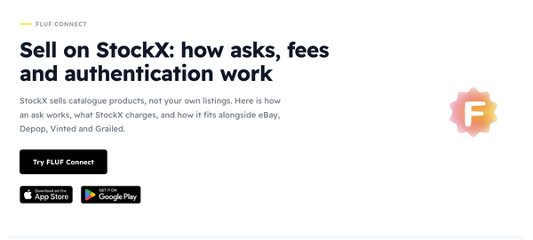 StockX Supported On FLUF, Multi-Store Management Available for All Channels, Photo Editing In The App