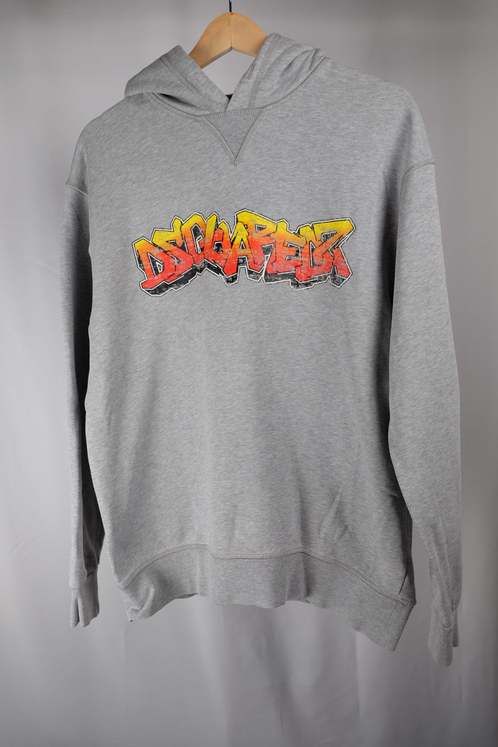 Felpa Con Cappuccio • DSQUARED2 • Bambino • Grigio • Taglia 16 Anni