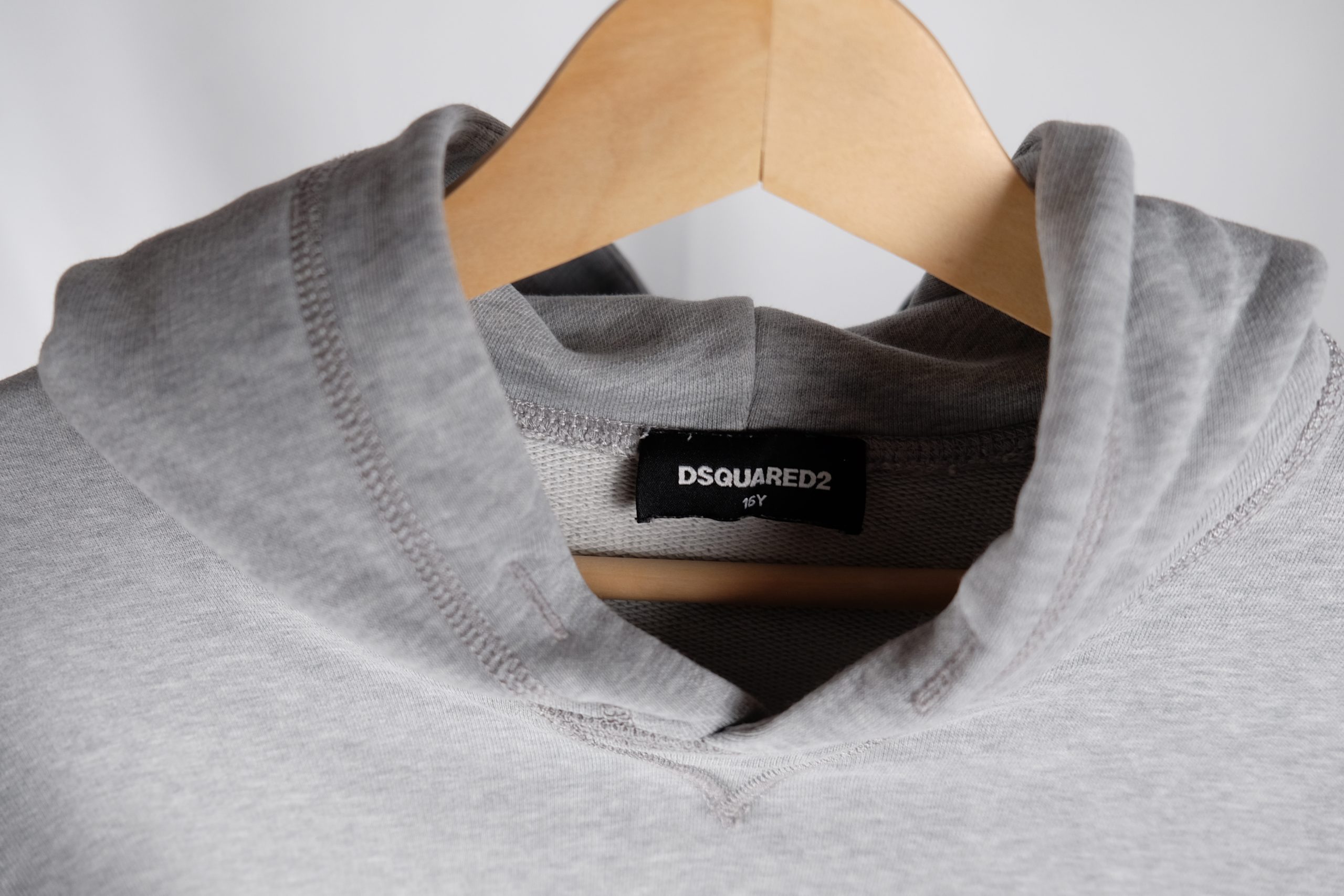 Felpa Con Cappuccio • DSQUARED2 • Bambino • Grigio • Taglia 16 Anni image 2