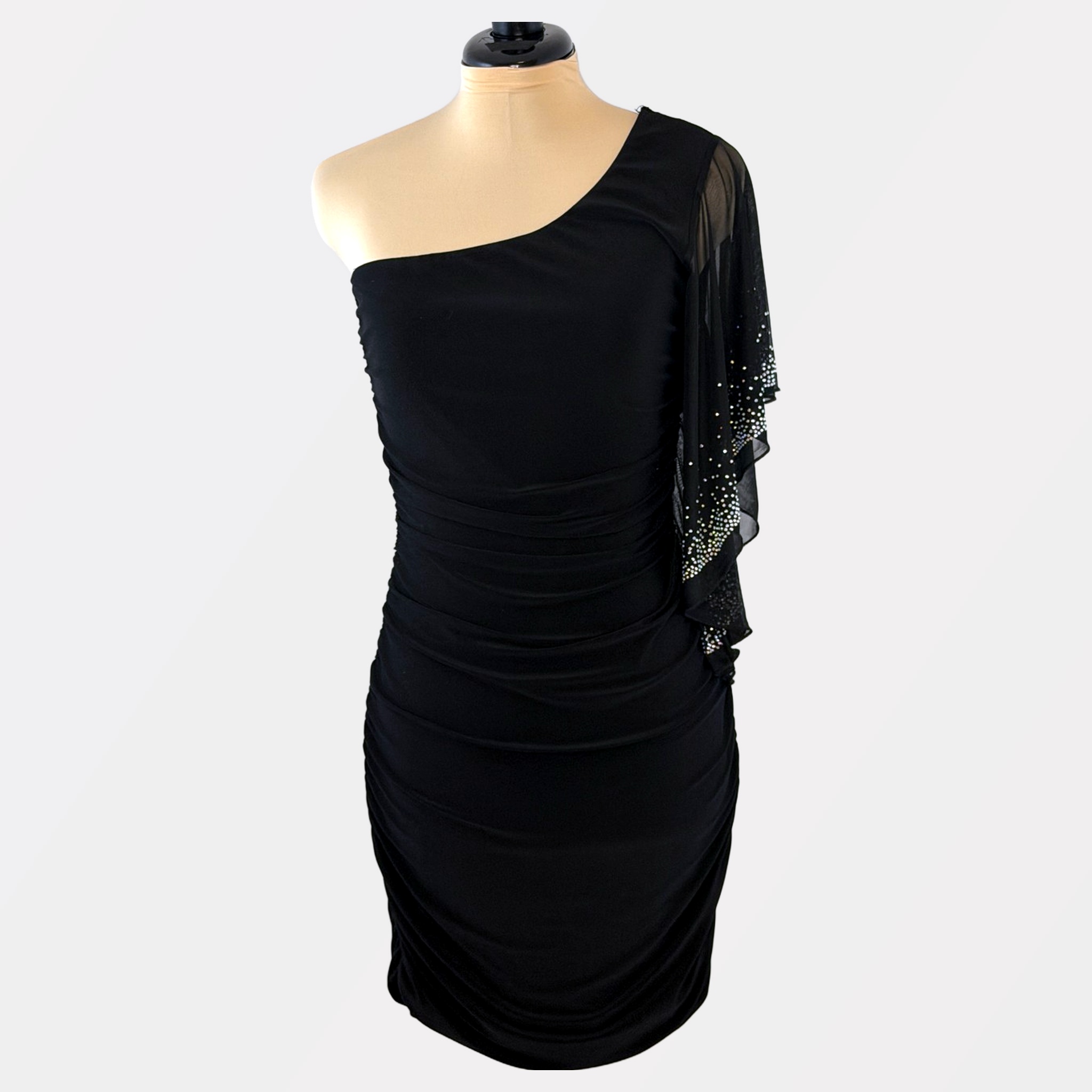 deb | Black One-Shoulder Dress | M