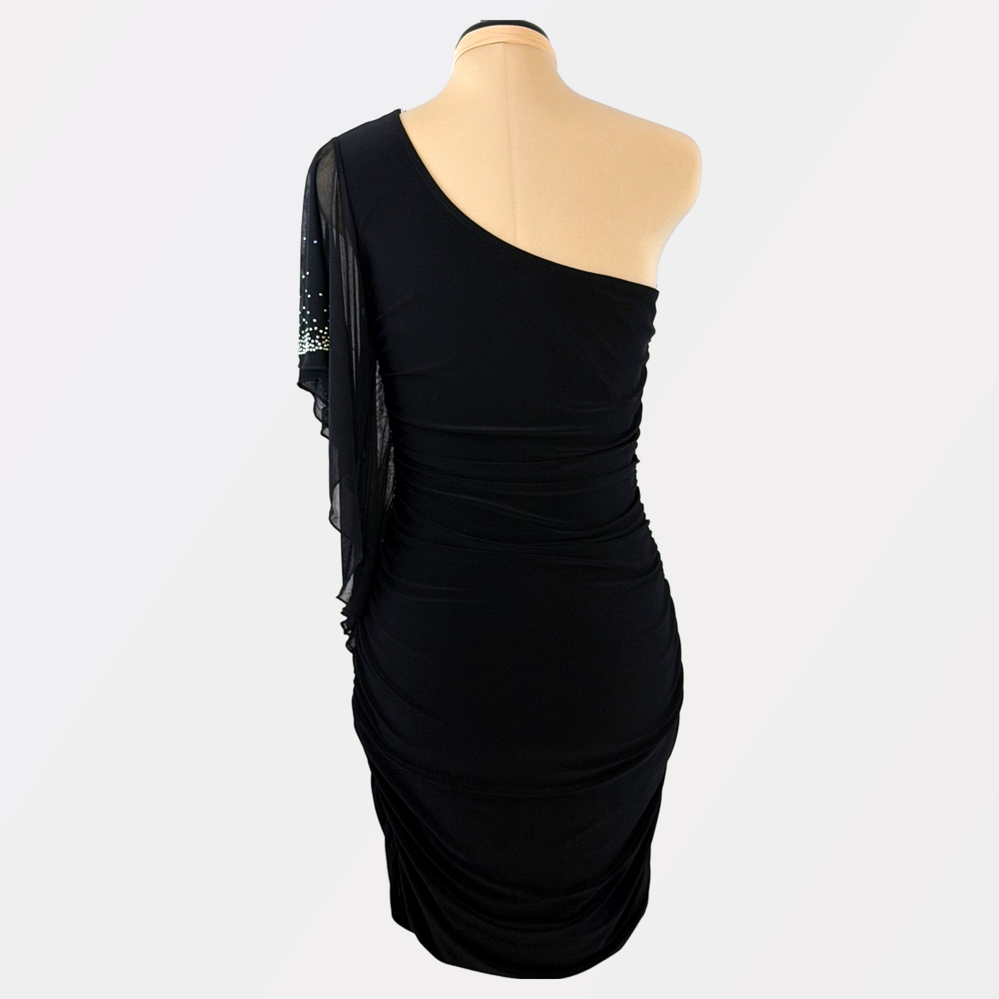 deb | Black One-Shoulder Dress | M image 3