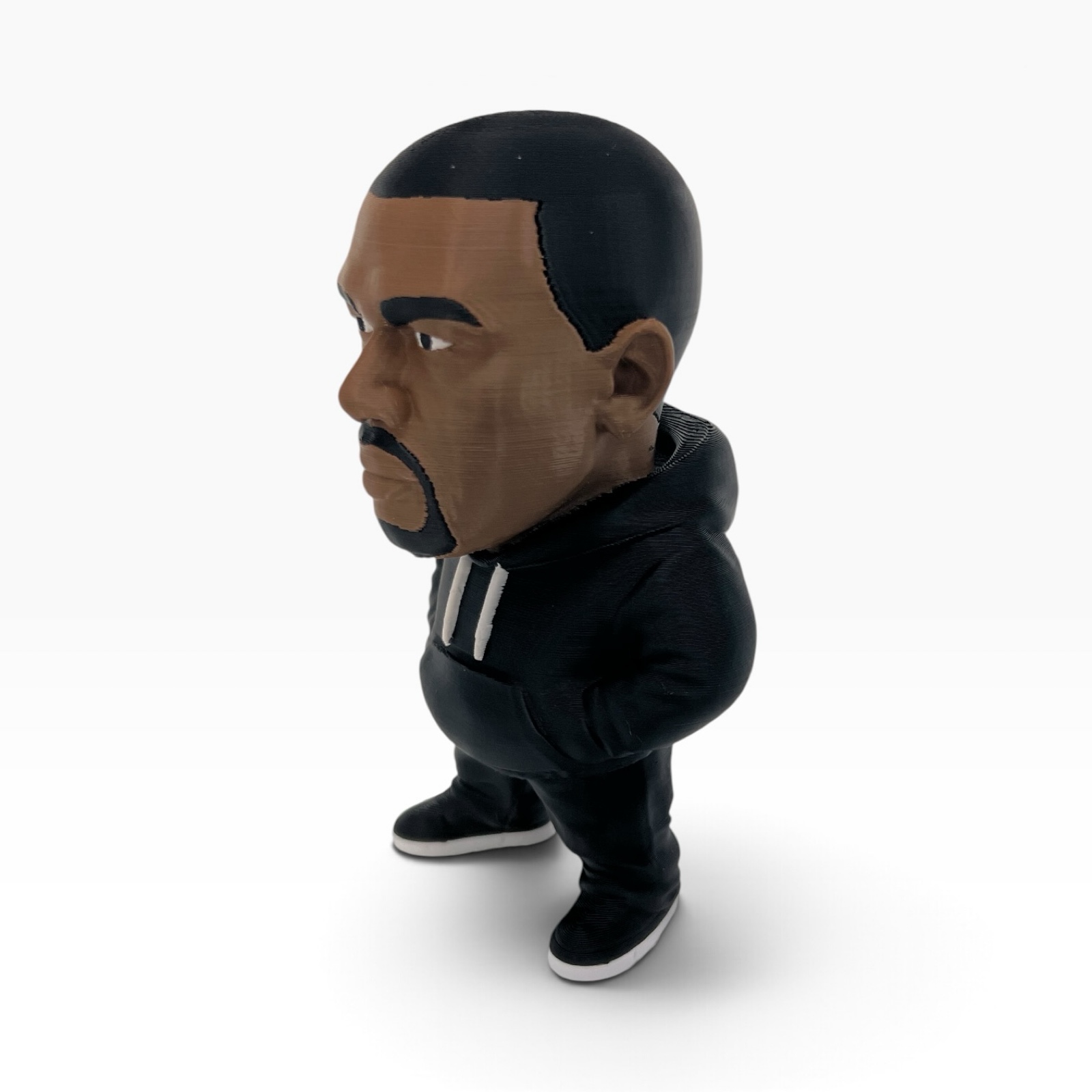 🎤 Kanye West Figure – Black Hoodie Edition 🔥 image 2