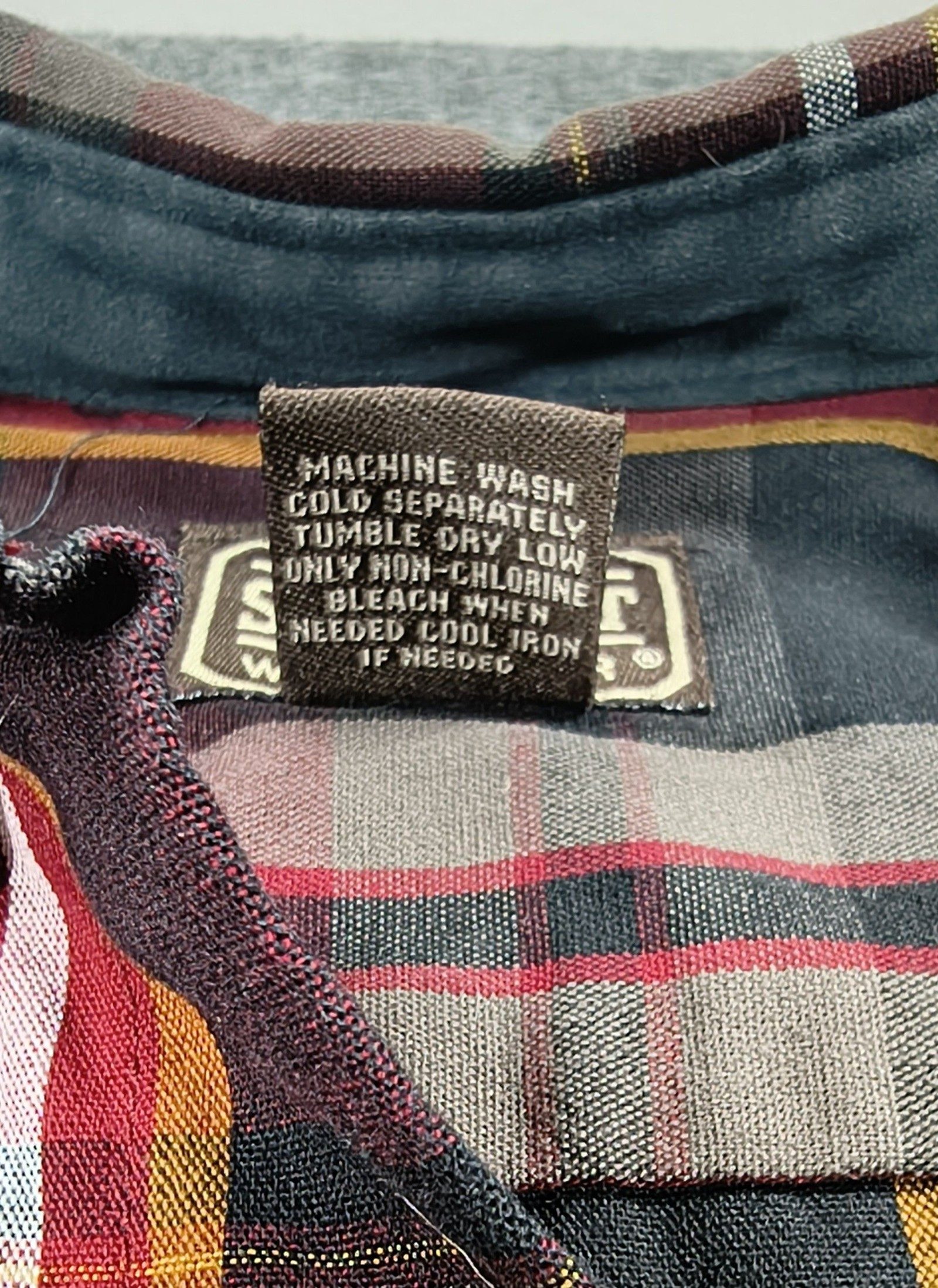 C.E. Schmidt Red & Black Plaid Workwear Shirt Medium image 4