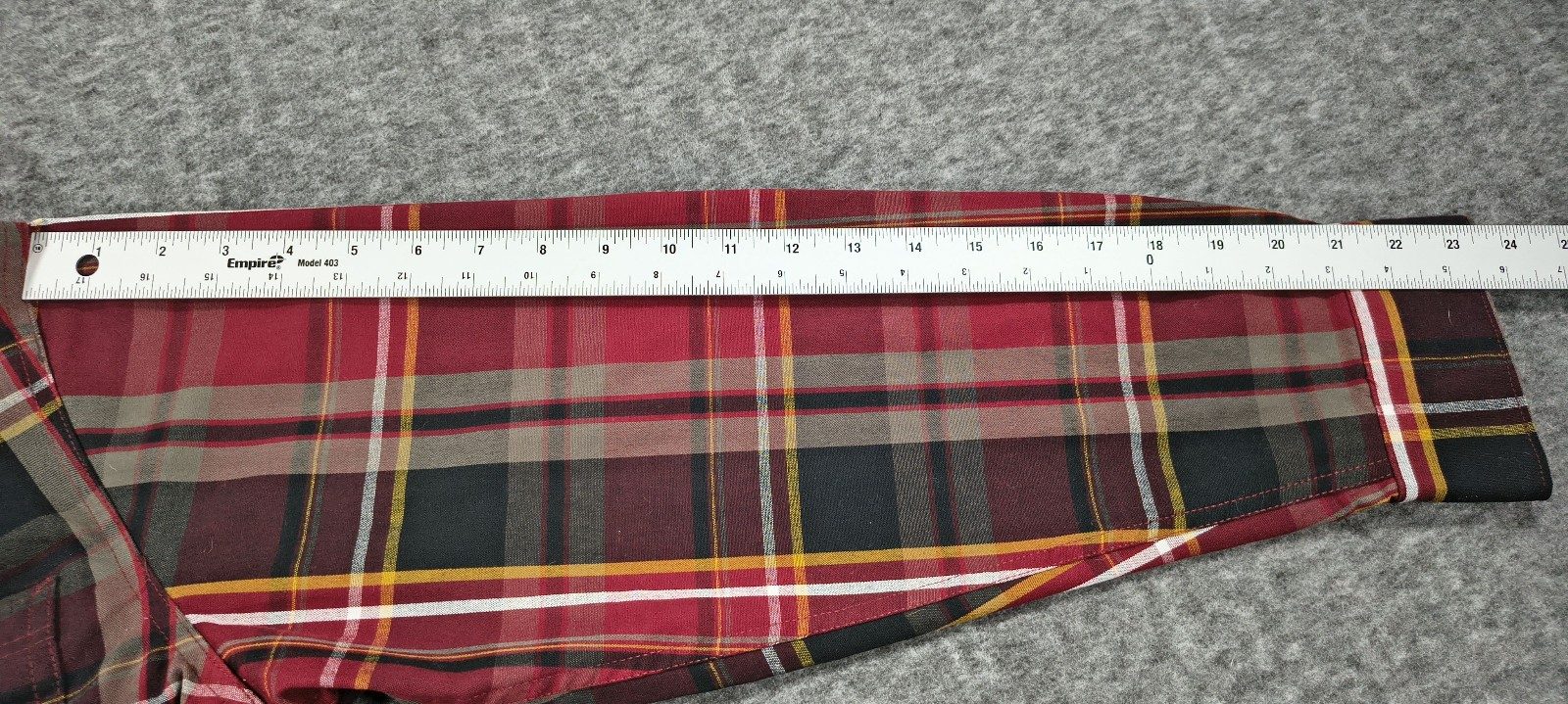C.E. Schmidt Red & Black Plaid Workwear Shirt Medium image 7