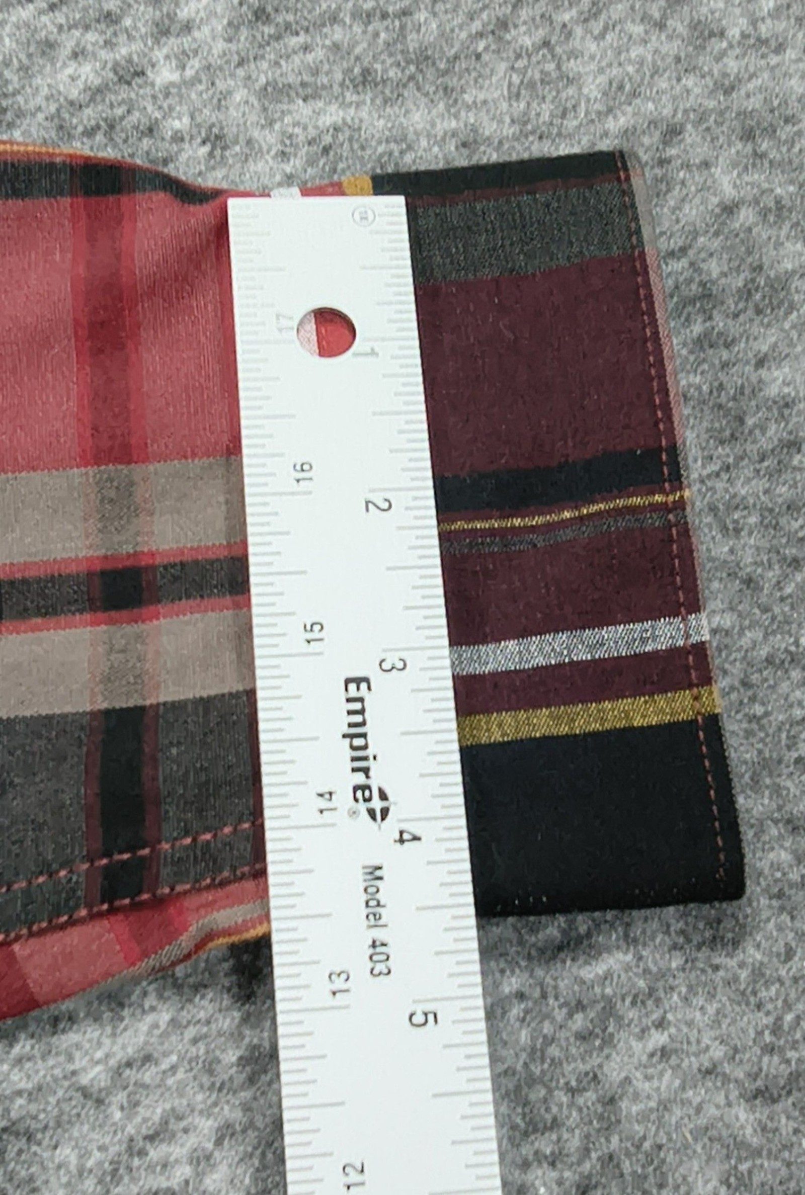 C.E. Schmidt Red & Black Plaid Workwear Shirt Medium image 8