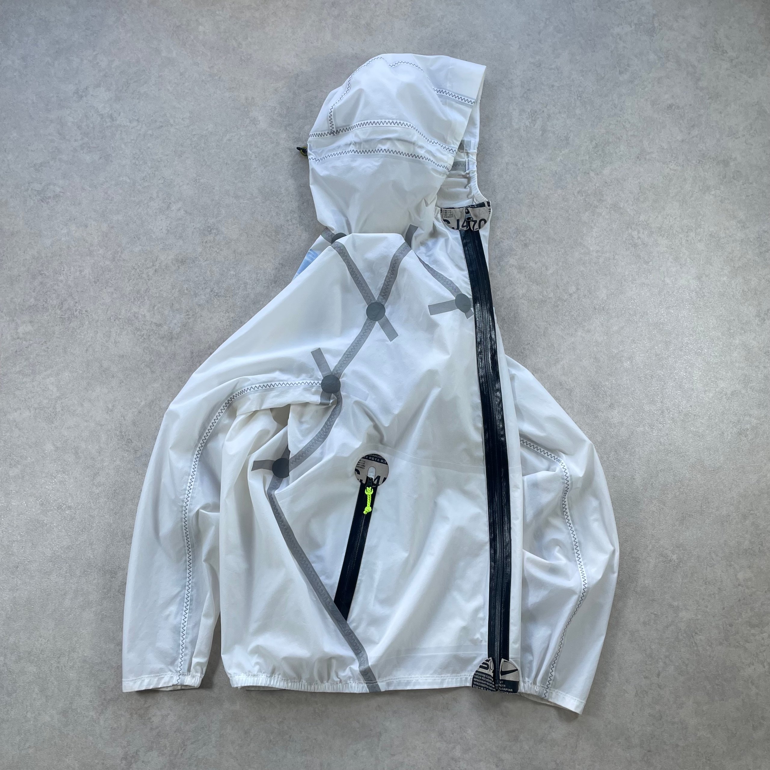 Nike NRG ISPA Hypershield Lightweight Windrunner Jacket "White" (Size Large Mens) image 2