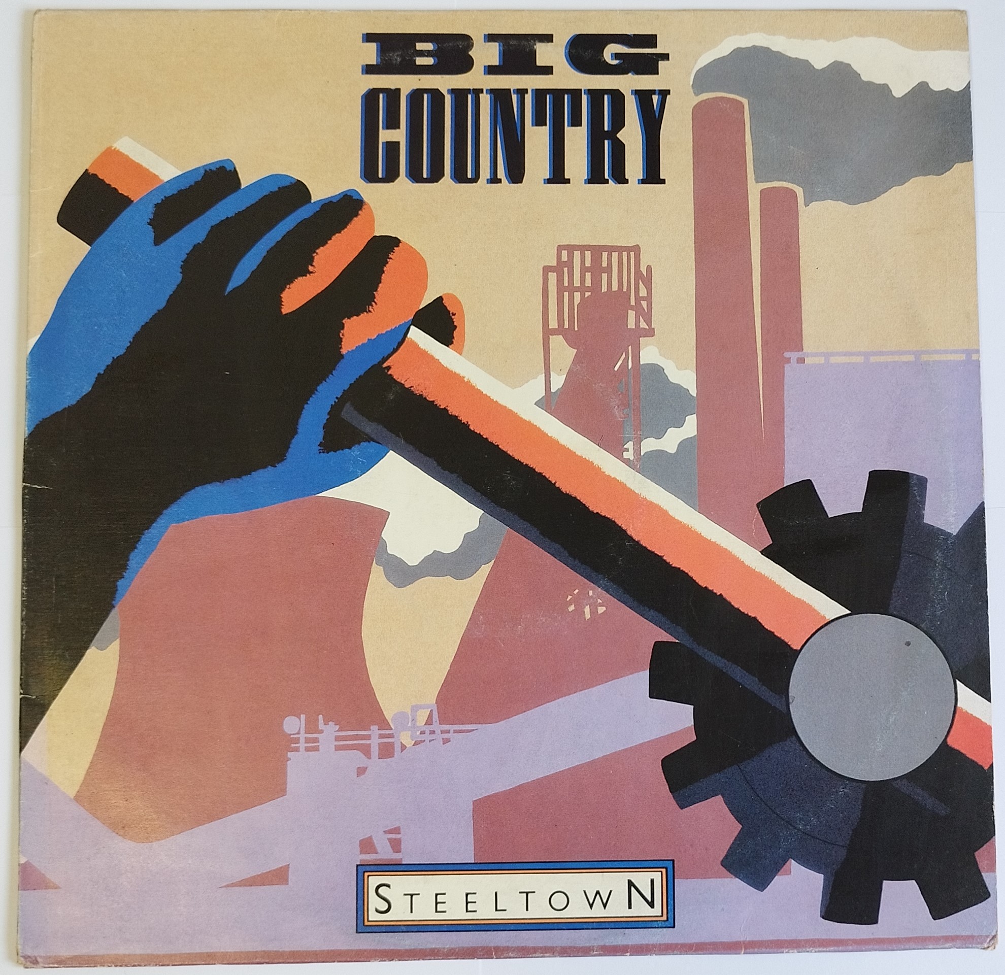 Big Country Steeltown LP 12" Vinyl Mercury 822-831-1 Italy 1984