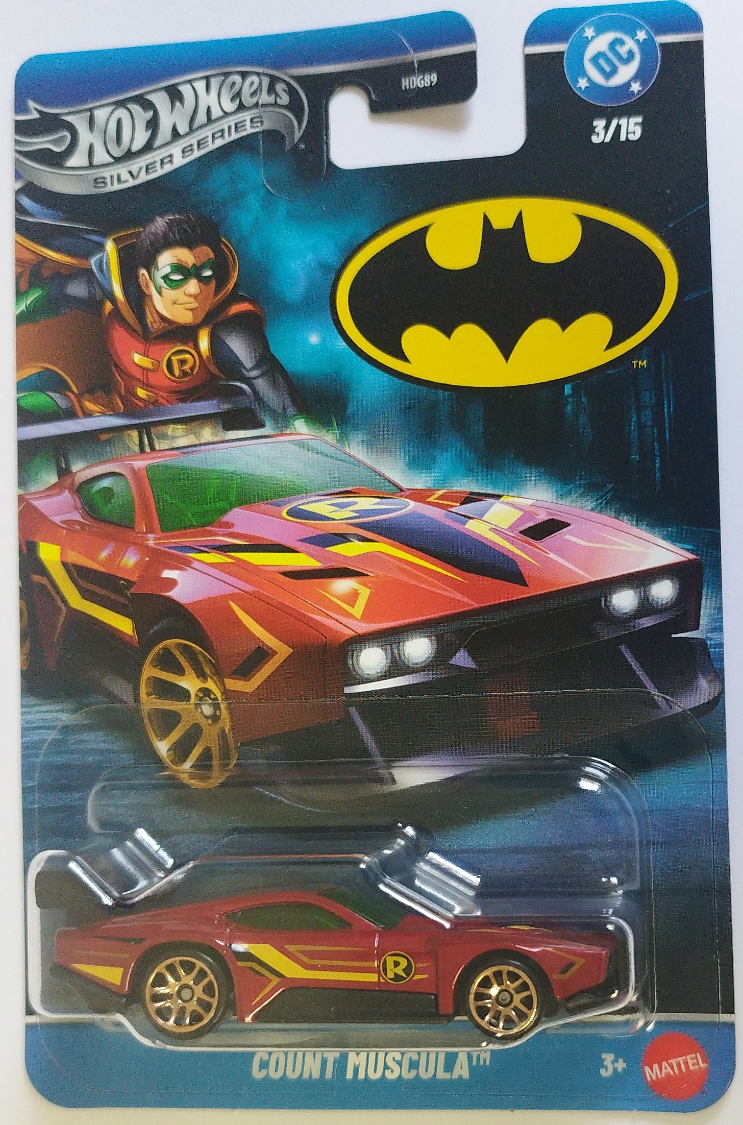 Hot Wheels Silver Series Batman 2026 Count Muscula Robin 3/15 JKW91