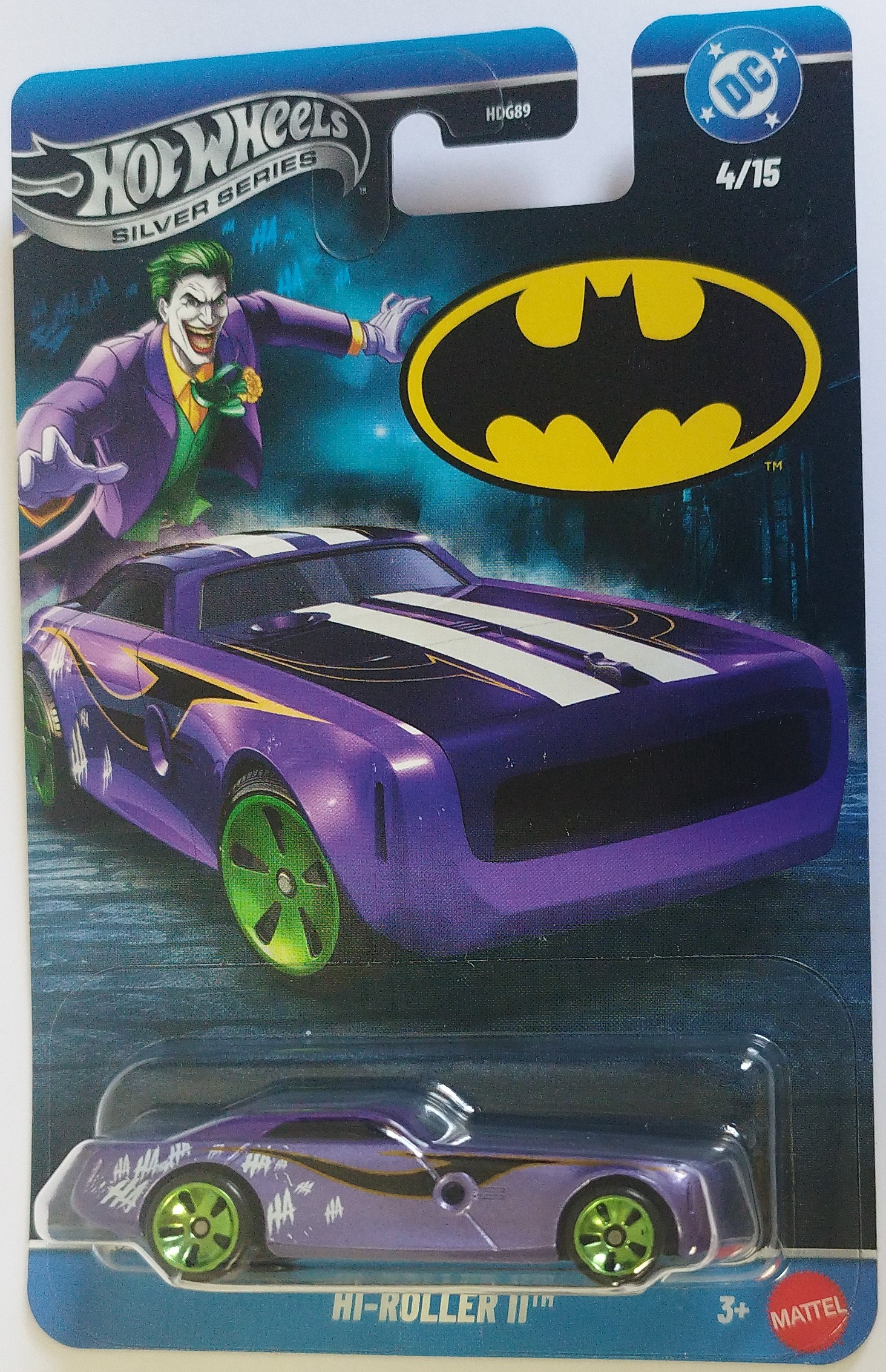 Hot Wheels Silver Series Batman 2026 Hi-Roller II Joker 4/15 JKX00