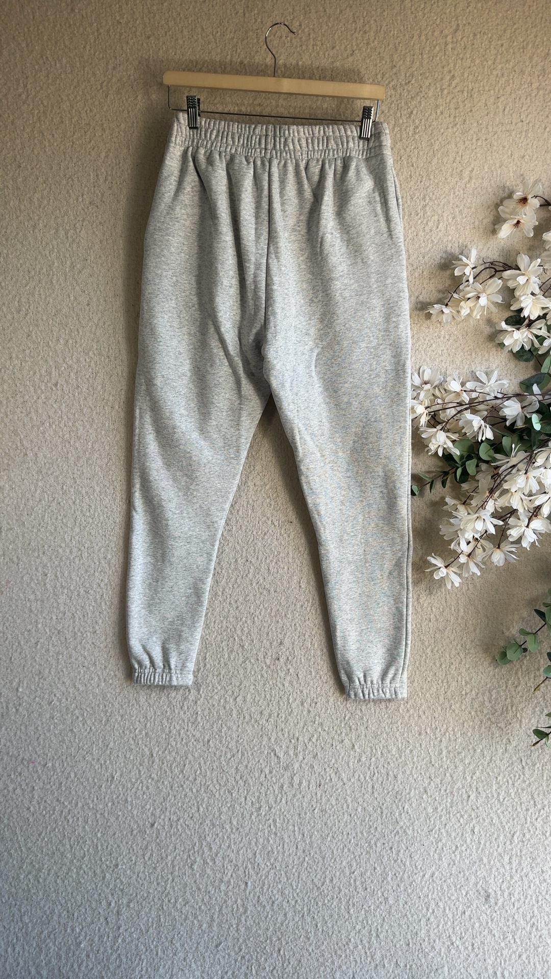 HERA Grey Marl Core Logo Sweatpants UK Medium Comfortable Casual Joggers image 4