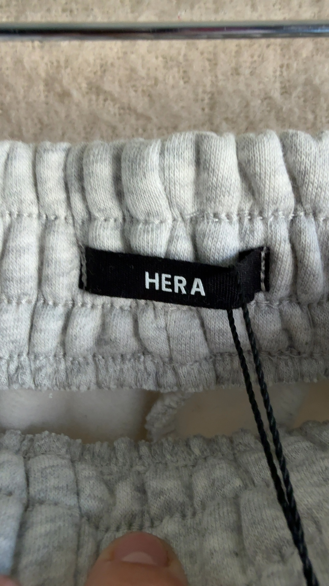 HERA Grey Marl Core Logo Sweatpants UK Medium Comfortable Casual Joggers image 2