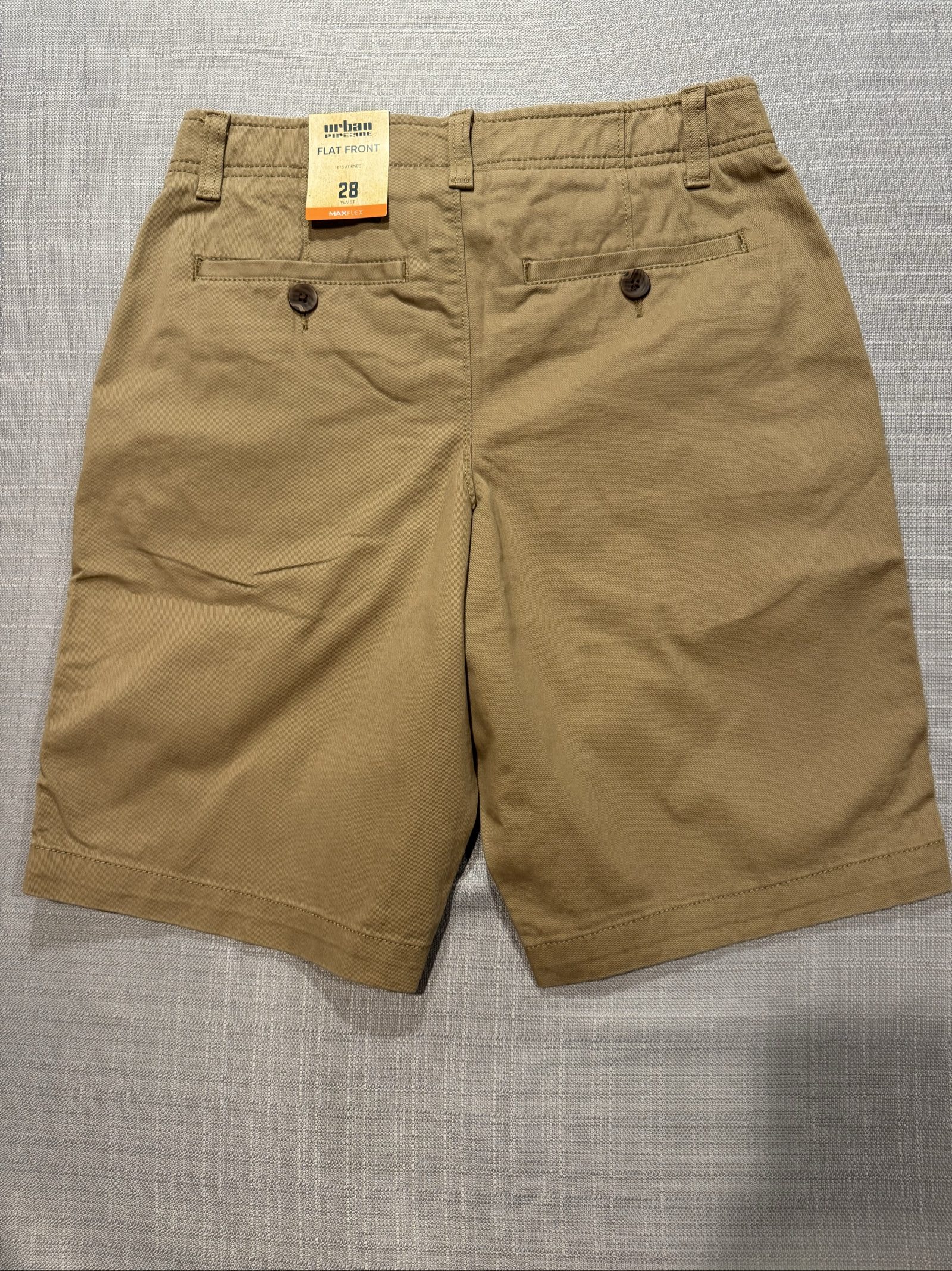 Men’s NWT Urban Pipeline MaxFlex Stretch Chino Shorts – Khaki – 28 image 5