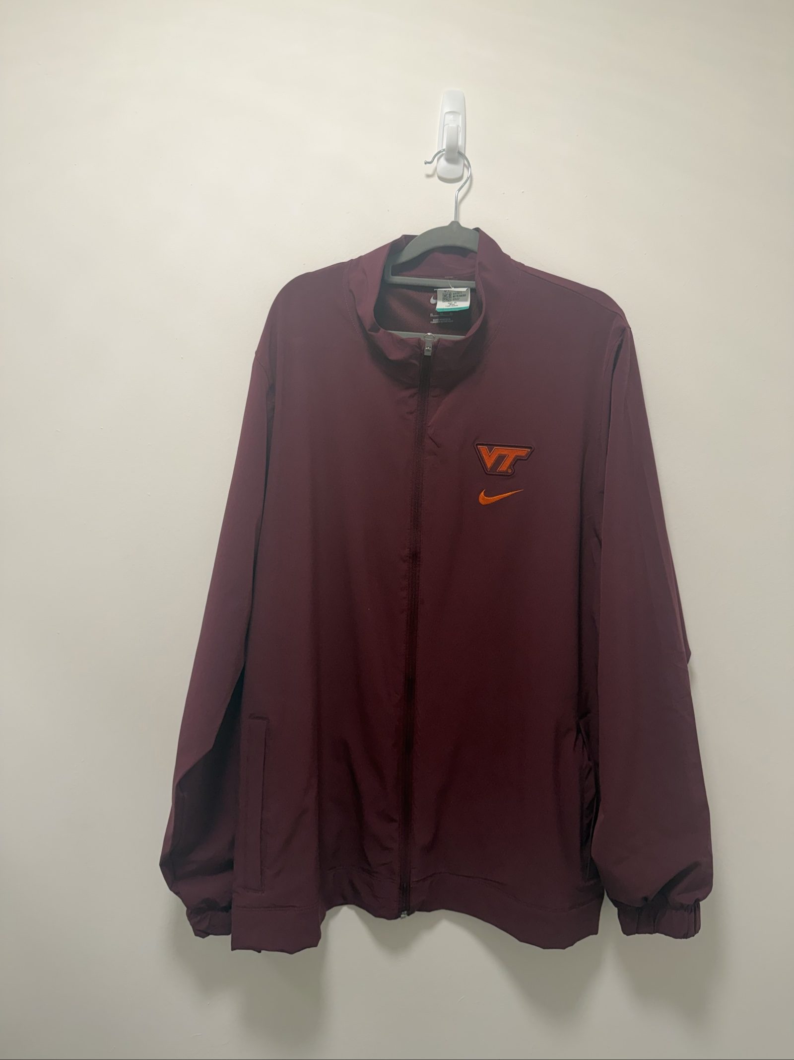 Nike Men’s Maroon VT Track Jacket XL